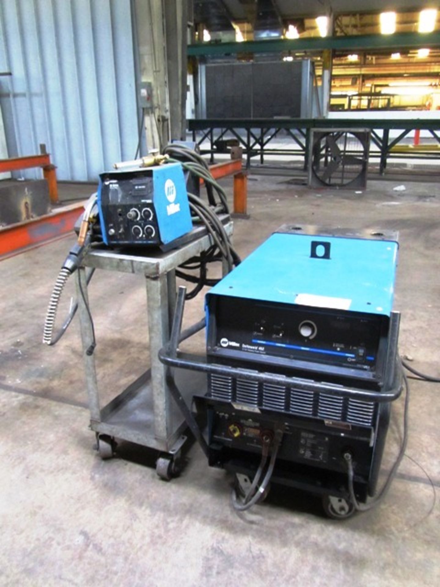 Miller Deltaweld 452 Portable Mig Welder with Miller Series 60 Wire Feeder, sn:LK022484C