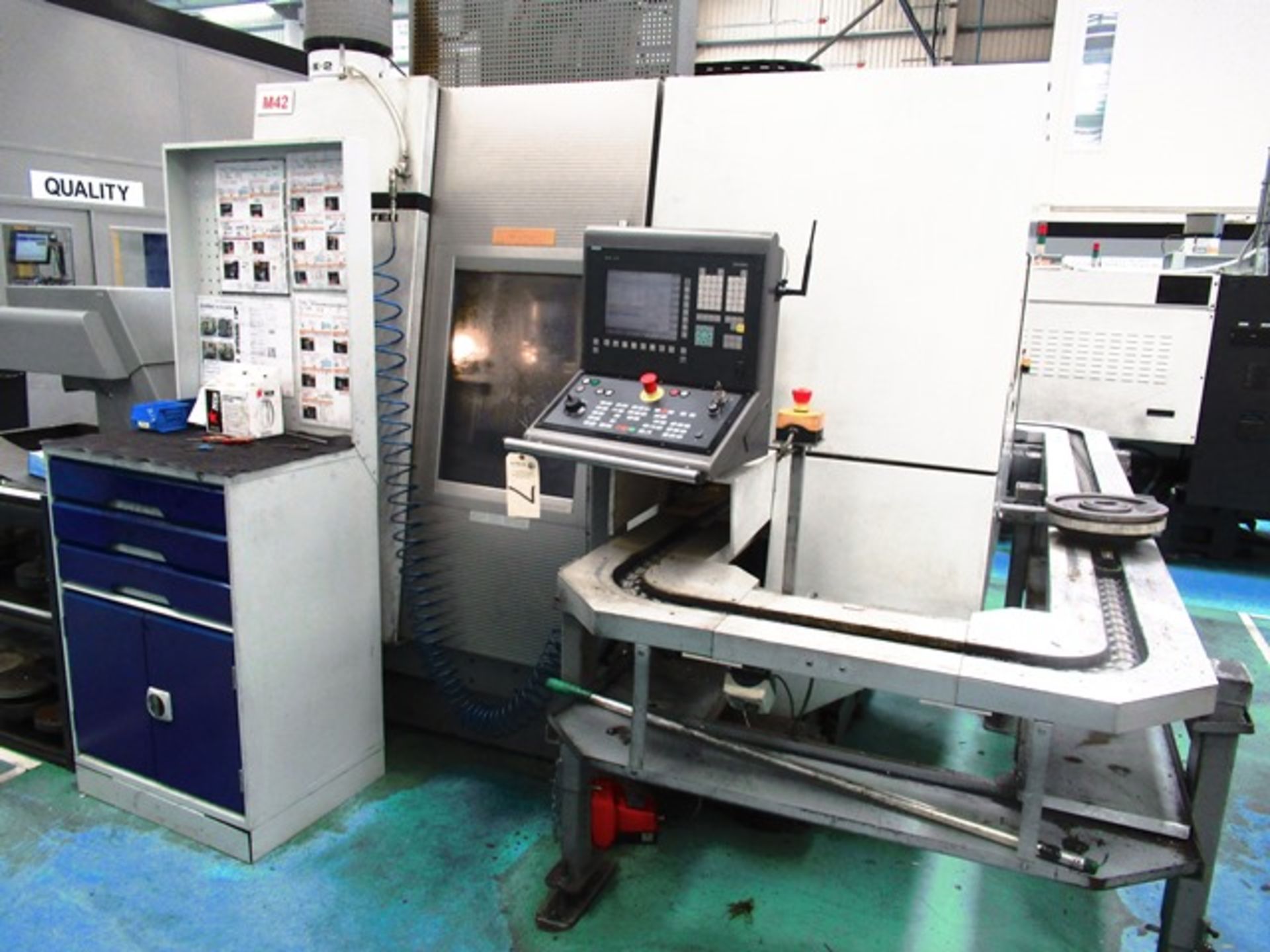 Gildemeister Model CTV250 CNC Vertical Production Turning Center with Approx. 13.8'' Maximum Turning