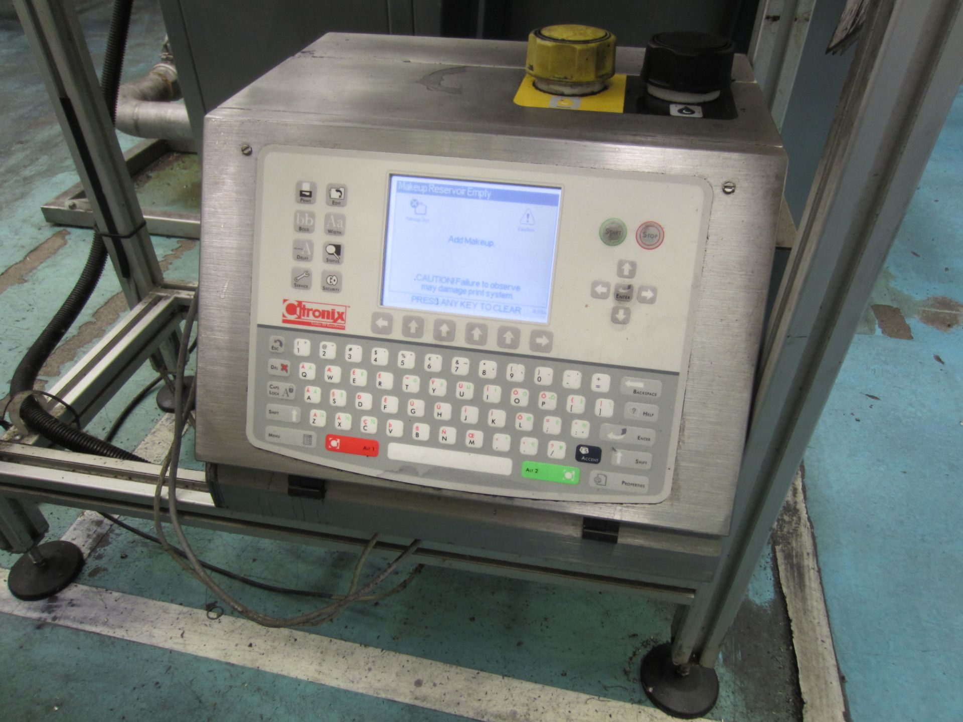 Citronix Model Ci700 Computer Controlled Parts Marking Machine Inkjet Printer, sn:0413052C - Image 3 of 5