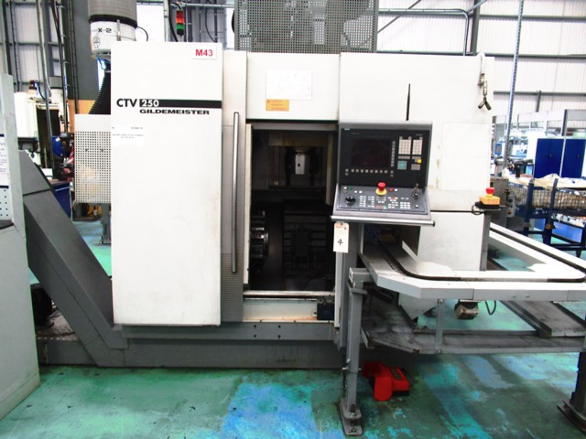 Gildemeister CTV250 CNC Vertical Production Turning Center with Approx. 13.8'' Maximum Turning