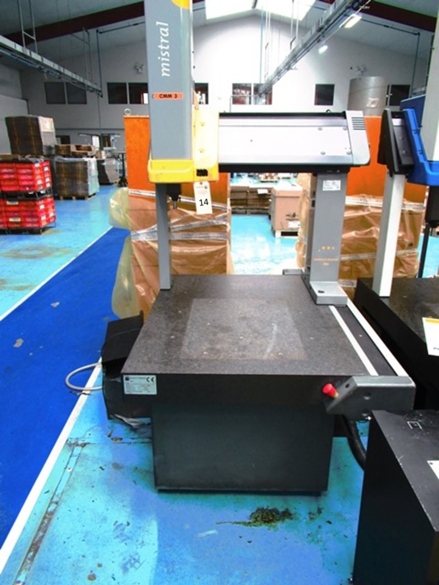 DEA Mistral Model 07/07/05 CNC Coordinate Measuring Machine with 50-1/2" (128mm) x 36" (91mm)