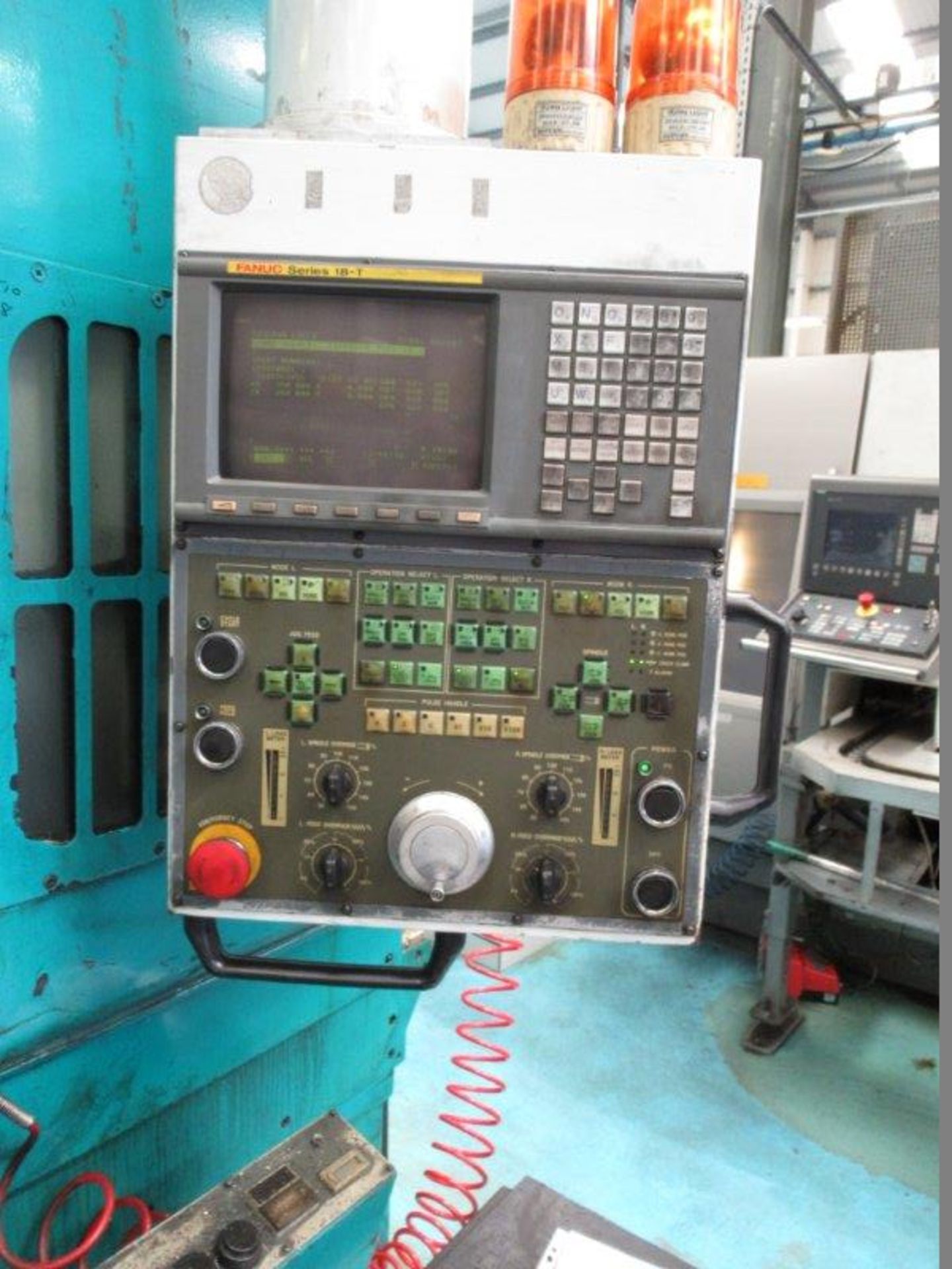 Doosan Model V420D (2SP) Twin Spindle CNC Turning Center, Left / Right Sides Including 14'' ( - Image 4 of 4