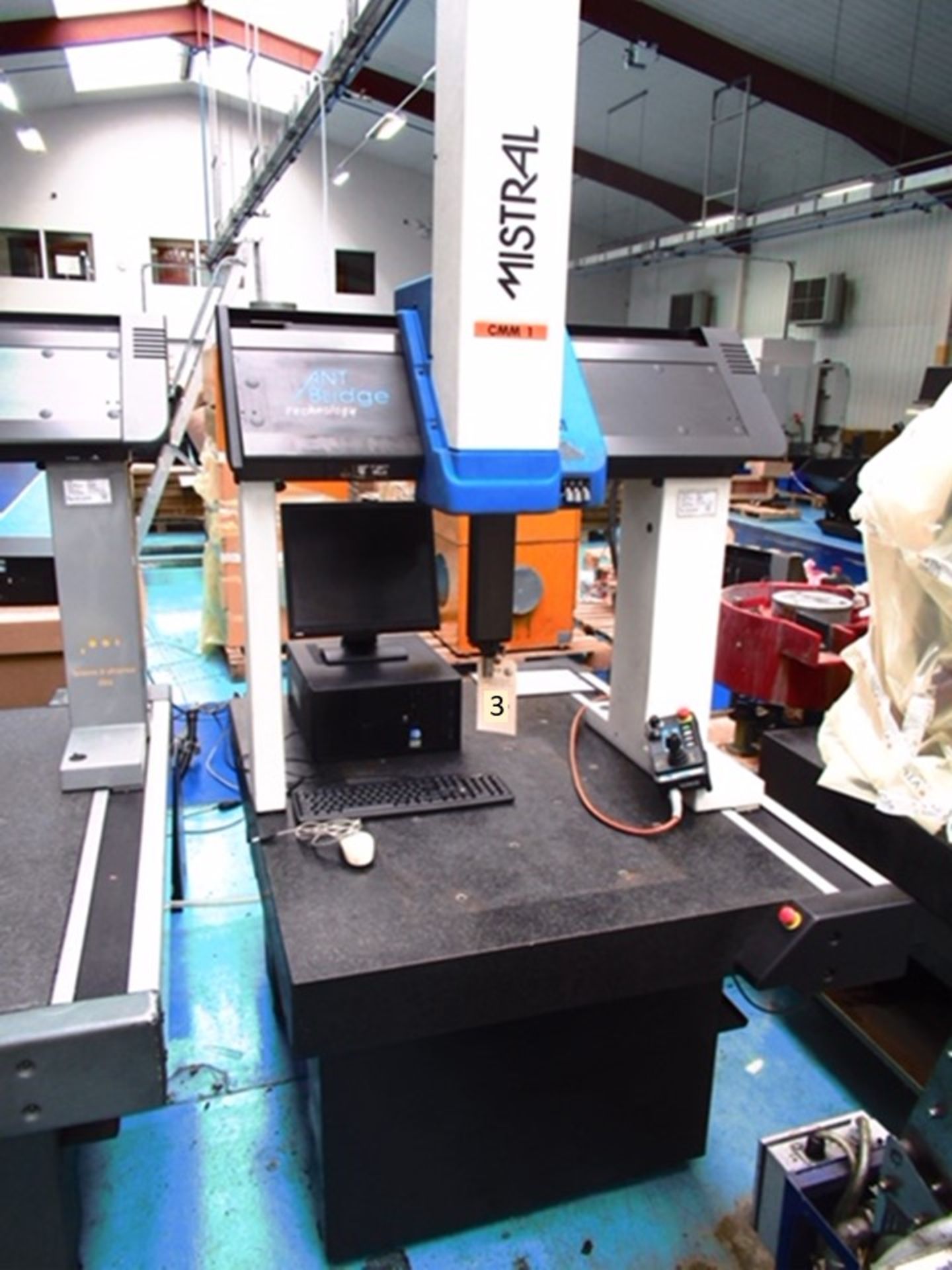 DEA Mistral Model 07/07/05 CNC Coordinate Measuring Machine with 50" x 36" Granite Work Table,