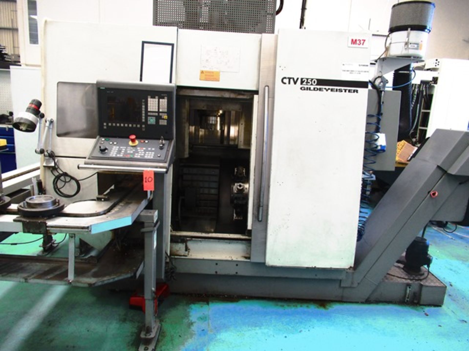 Gildemeister CTV250 CNC Vertical Production Turning Center with Approx. 13.8'' Maximum Turning