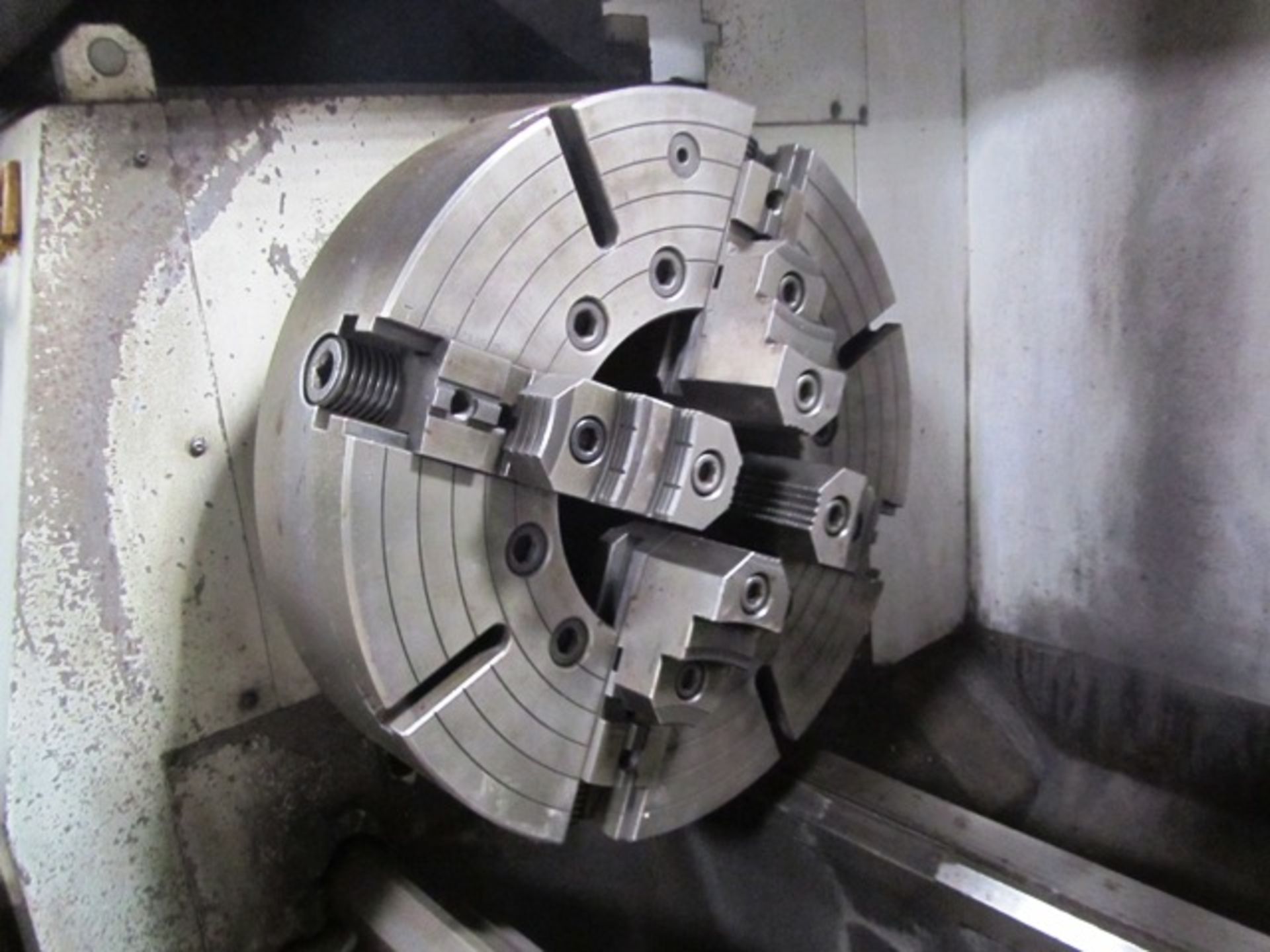 Weiler E70/3000 Large Bore CNC Flat Bed Lathe with 8-3/4'' Thru-Hole, Front 23-1/2'' 4-Jaw Chuck, - Image 4 of 4