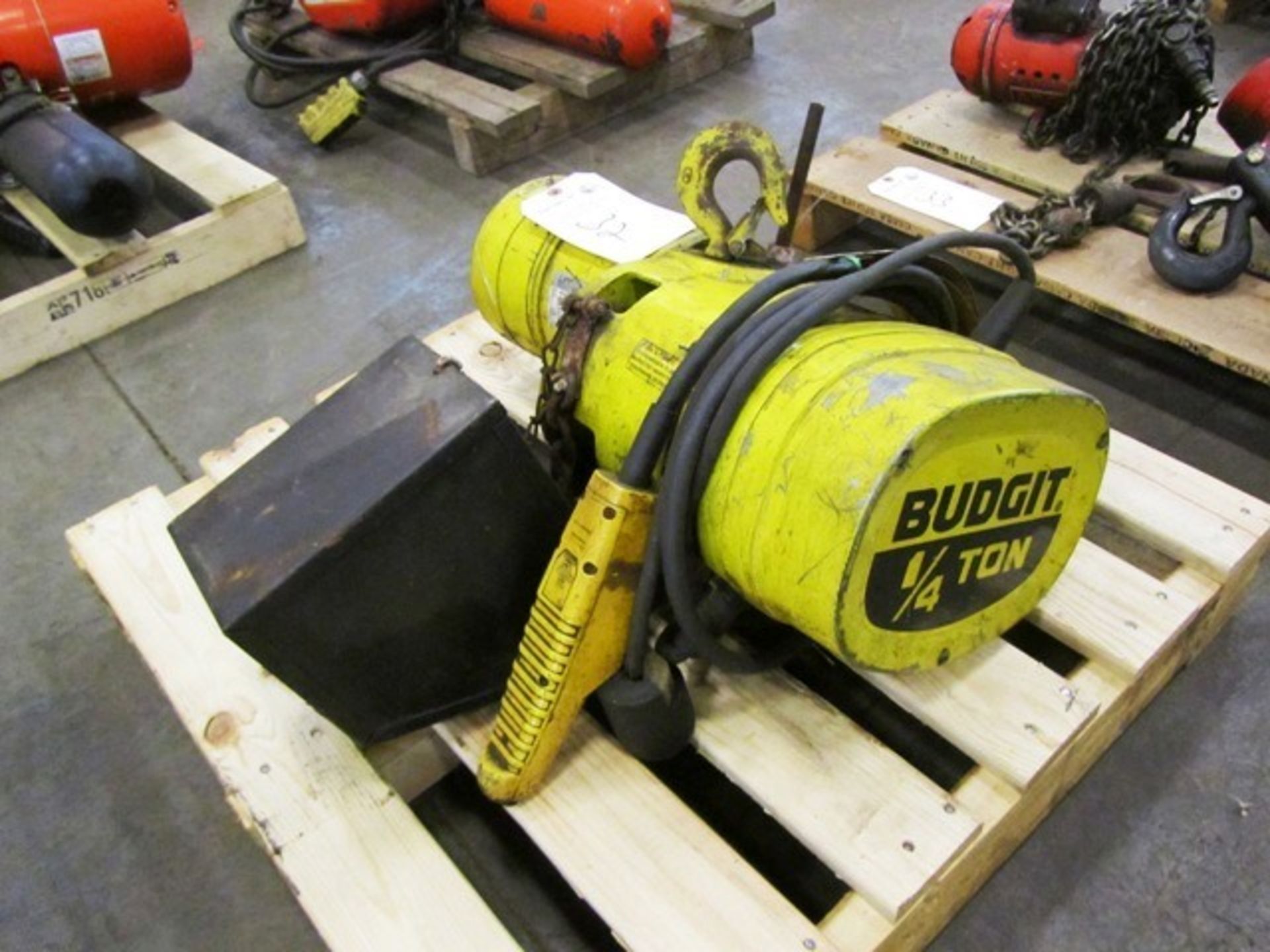 Budgit 1/4 Ton Electric Hoist with Pendant Control