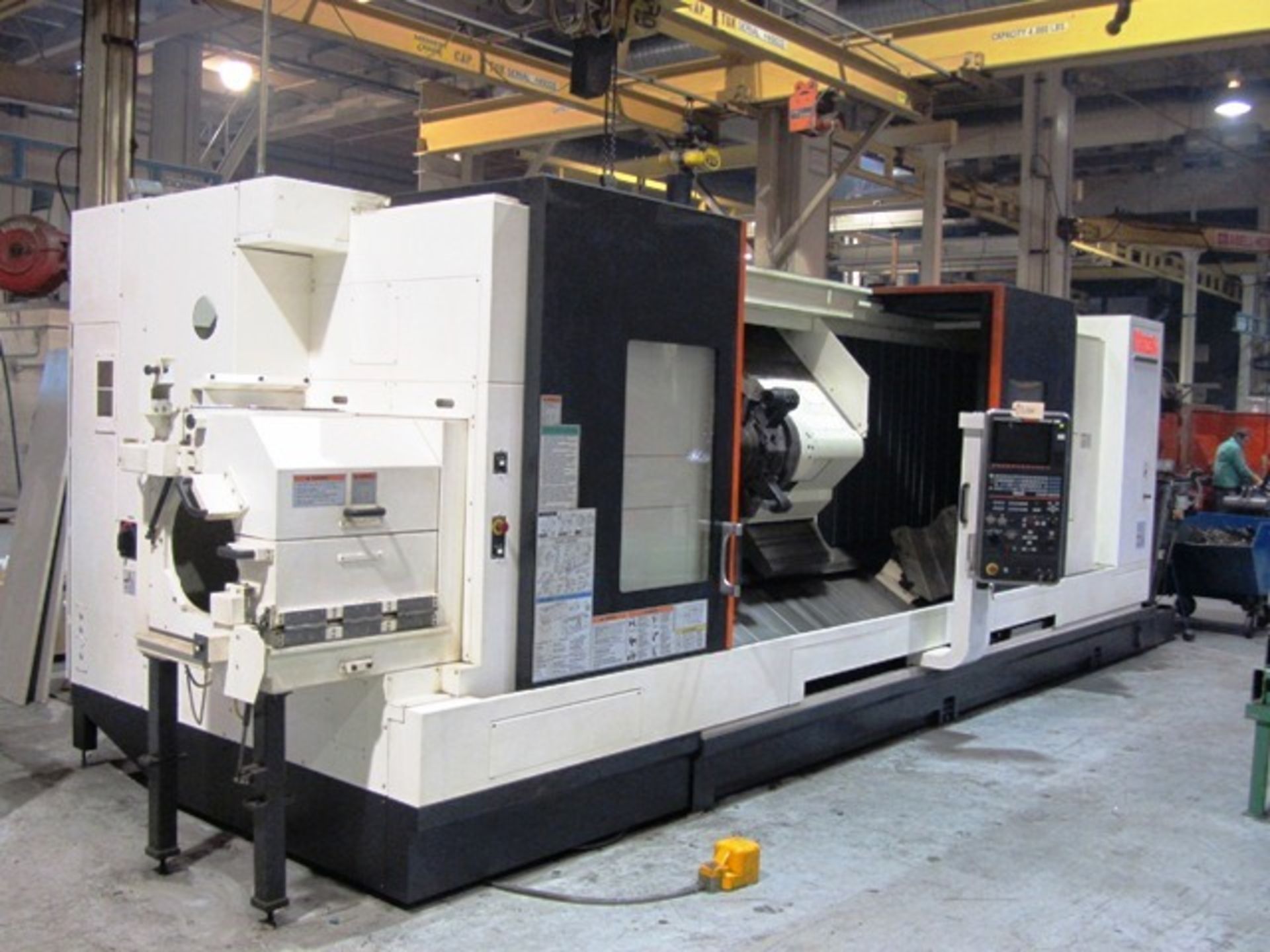 Mazak Slant Turn 550M Large Bore CNC Turning Center with 12-1/2'' Thru-Hole, Milling, Front 4-Jaw - Image 9 of 9