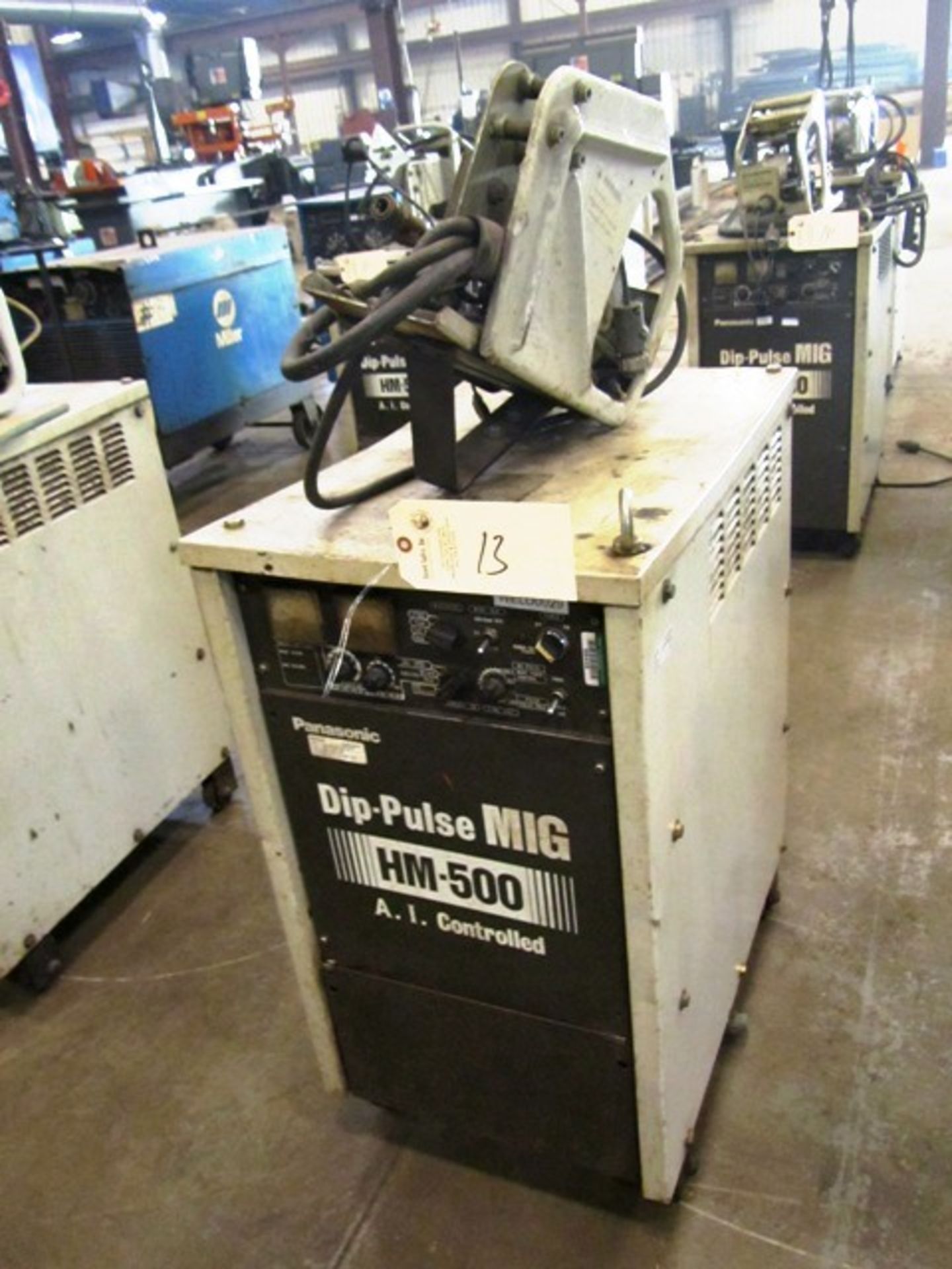 Panasonic Dip Pulse HM-500 Portable Mig Welder with Wire Feeder, sn:99-M-0874