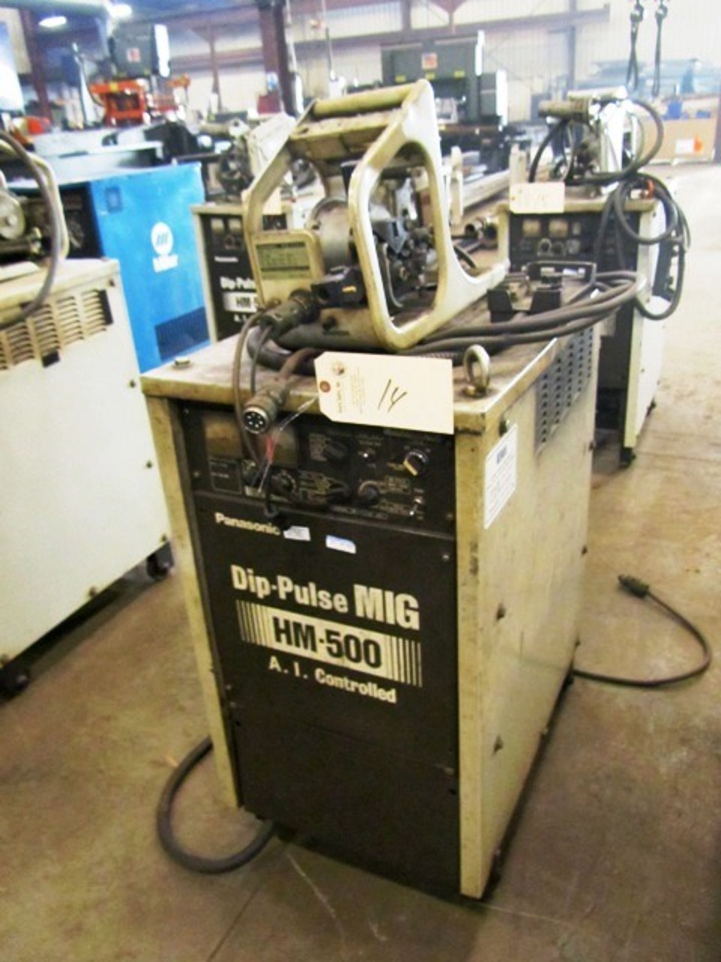 Panasonic Dip Pulse HM-500 Portable Mig Welder with Wire Feeder, sn:98-N-0794