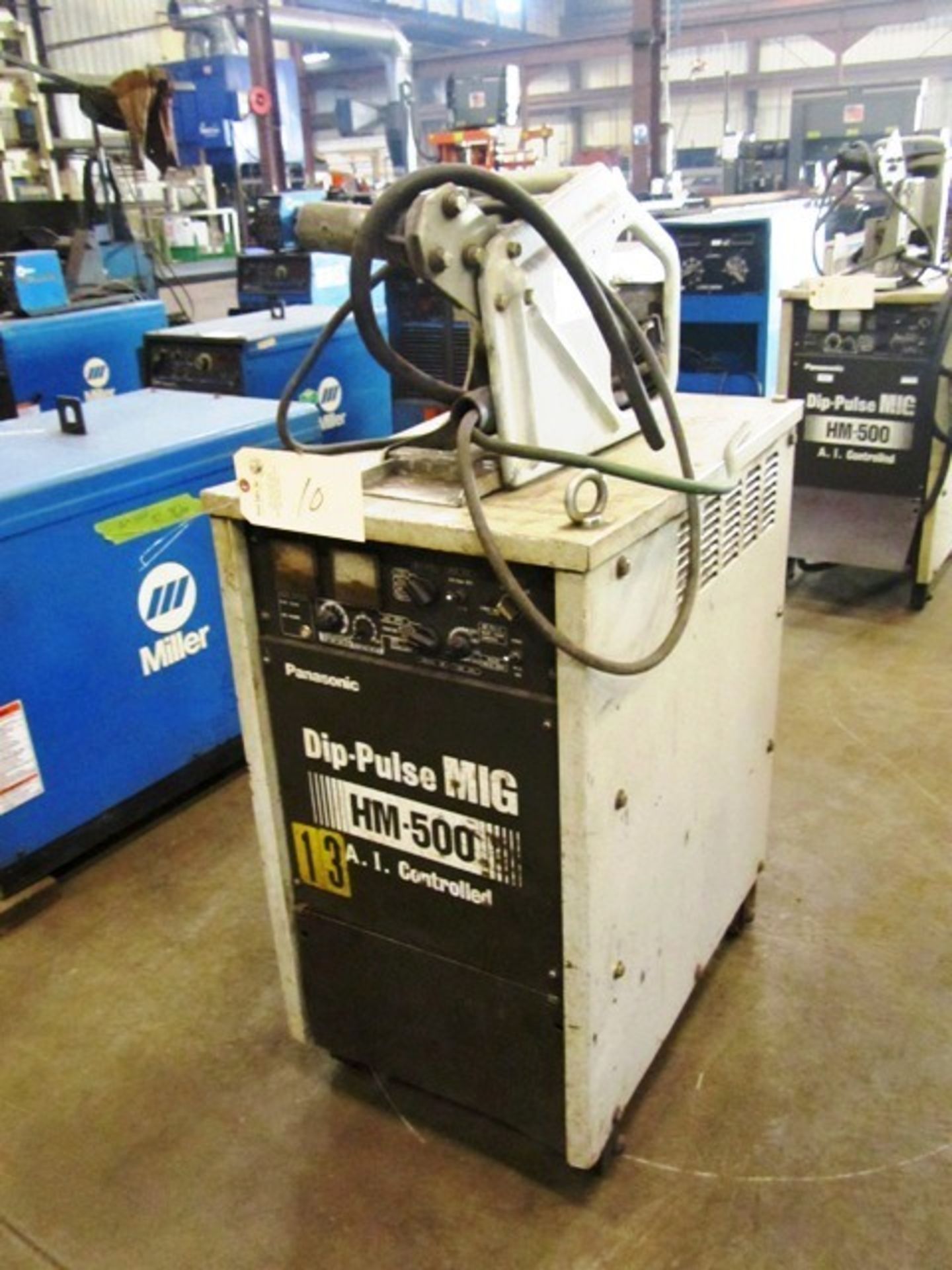 Panasonic Dip Pulse HM-500 Portable Mig Welder with Wire Feeder, sn:99-G-0961