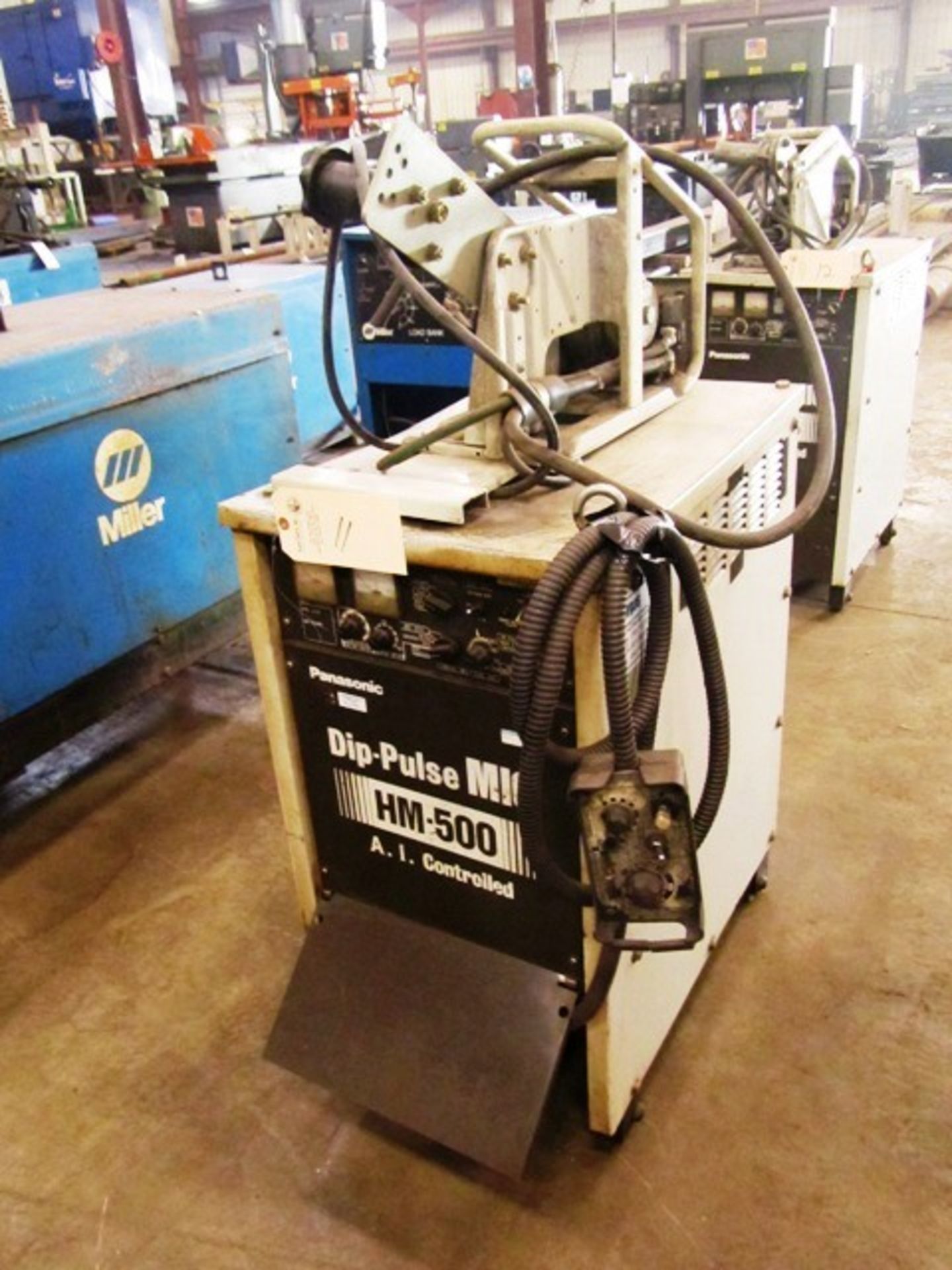 Panasonic Dip Pulse HM-500 Portable Mig Welder with Wire Feeder, sn:98-E-0777