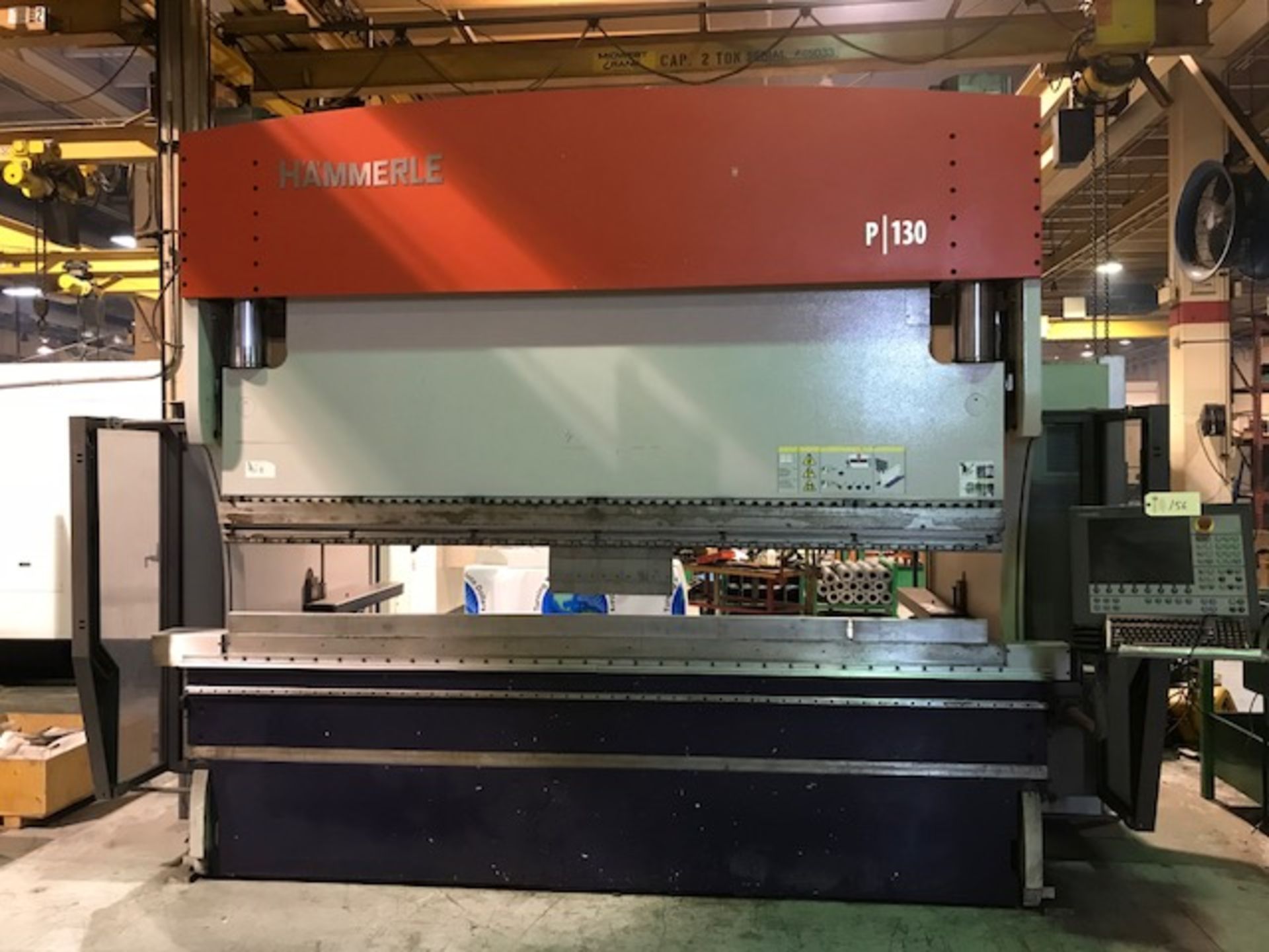 Bystronic (Hammerle) Model P130-310 130 Ton x 10' 6-Axis CNC Hydraulic Press Brake with 122''