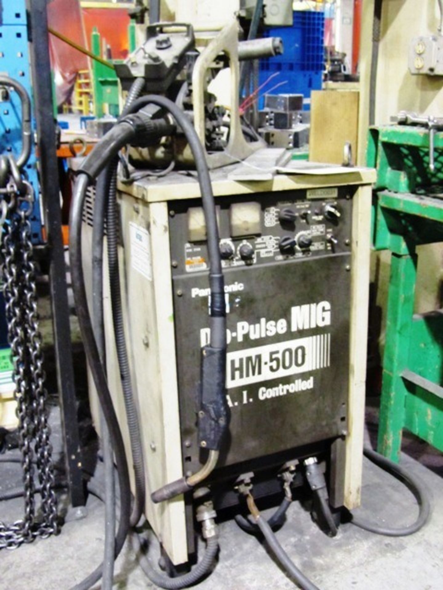 Panasonic Dip Pulse HM-500 Portable Mig Welder with Wire Feeder, sn:98-O-0856