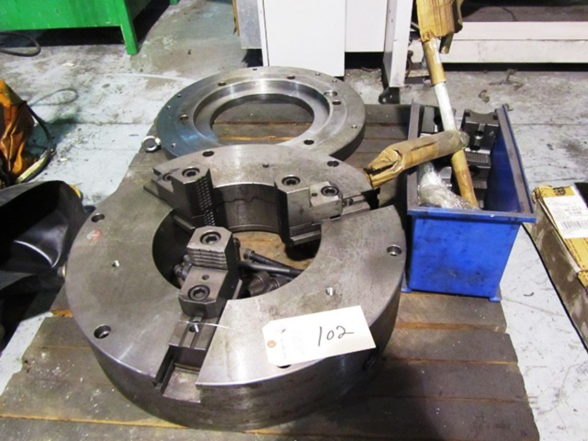 Atlas 24-1/2'' 3-Jaw Chuck with Back Plate