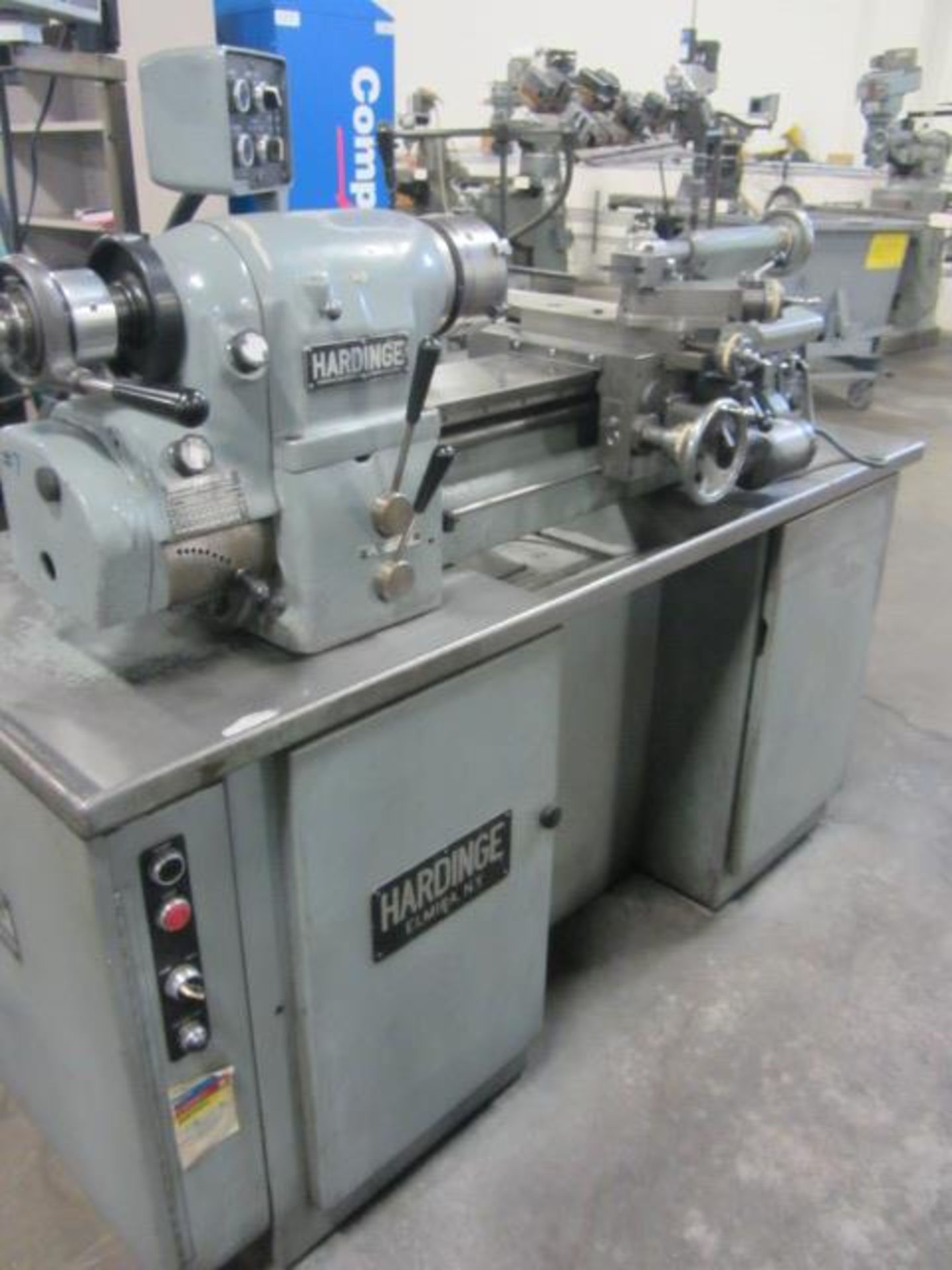 Hardinge HLV-H Precision Tool Room Lathe with Threading, 5 `C' Collet Closer, 6'' 6-Jaw Chuck, - Image 7 of 7