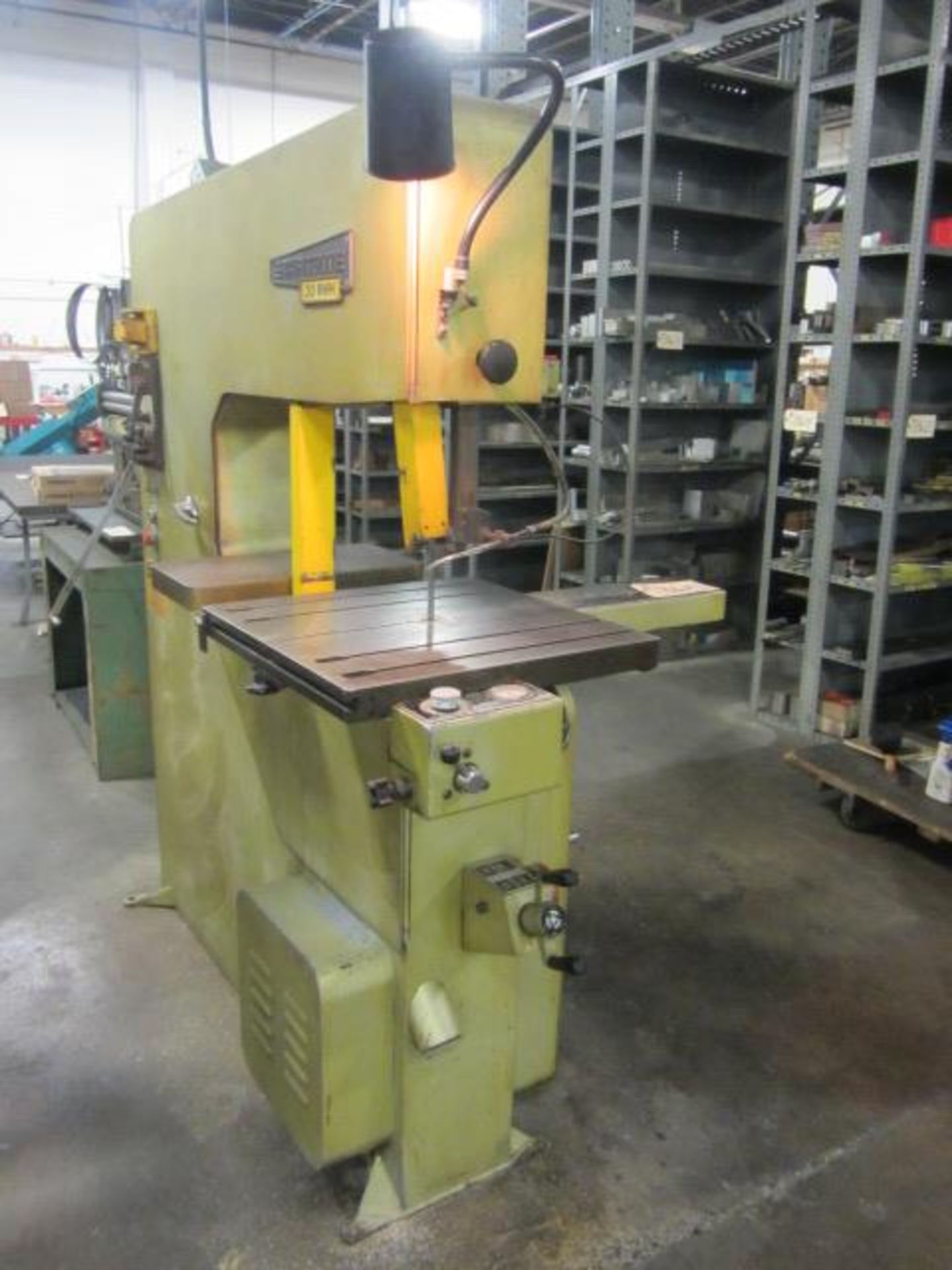Startrite 30RWH 30'' Vertical Bandsaw with 20'' x 20'' Hydraulic Feed Table, Variable Spindle - Image 6 of 7