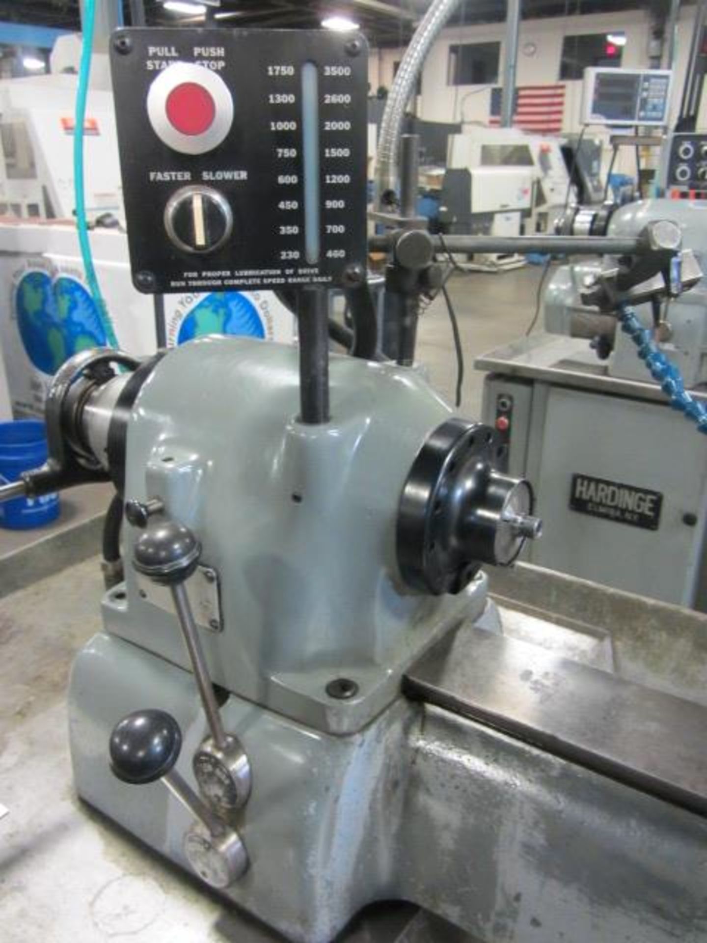 Hardinge DV 59 Second OP Lathe with Turret & Cut-Off Cross Slide, 5 `C' Collet Closer, Variable - Bild 2 aus 5