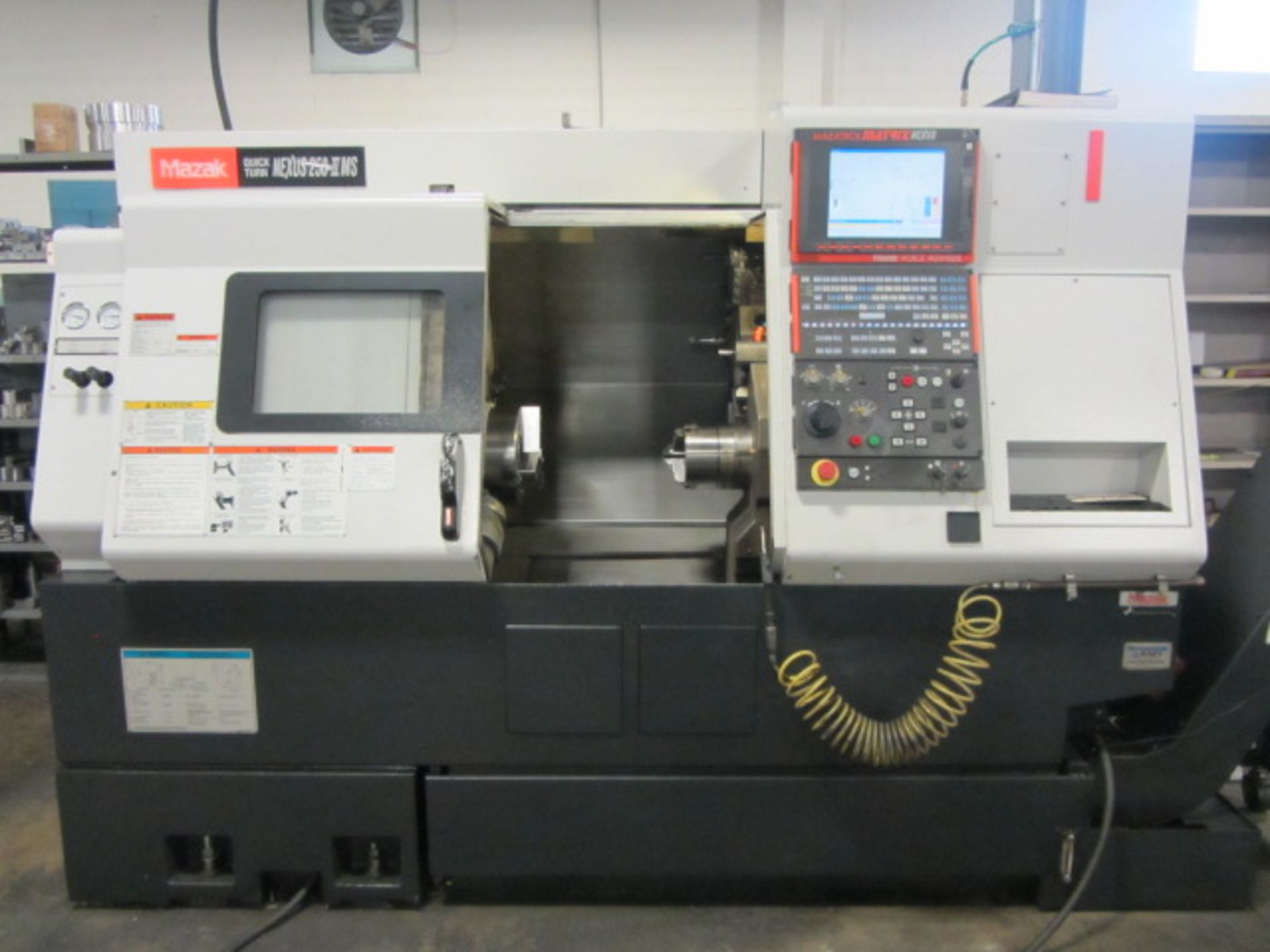 Mazak Quick Turn Nexus 250-II MS CNC Turning Center with Sub-Spindle, Milling, 10'' Main Chuck on - Image 8 of 9