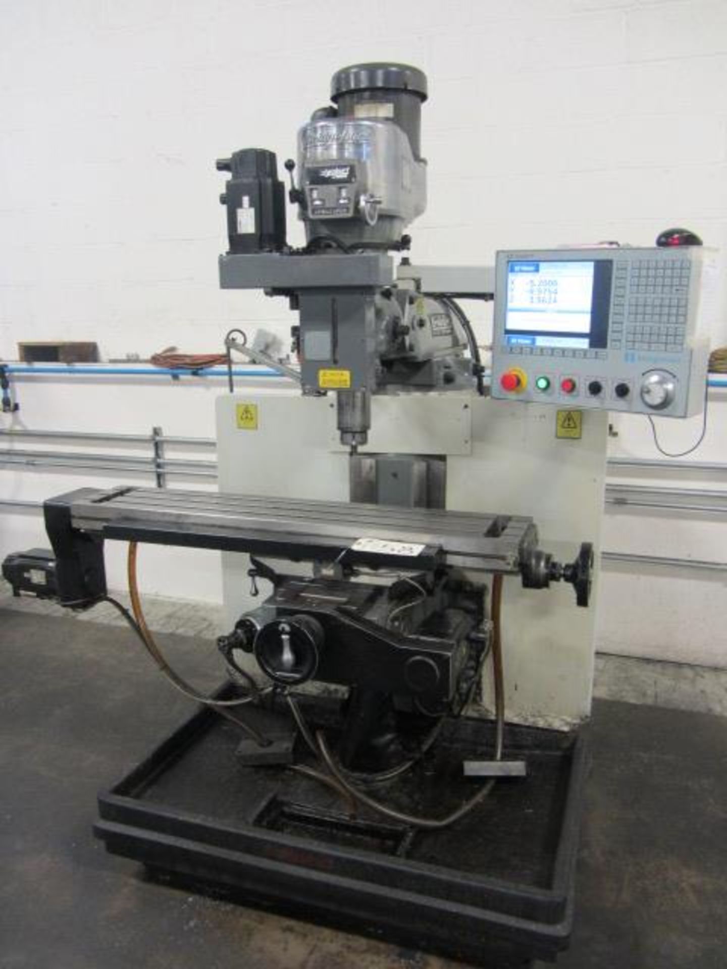 Bridgeport 3-Axis CNC Vertical Milling Machine with EZ Vision Pendant Control, 9'' x 48'' Table, R-8