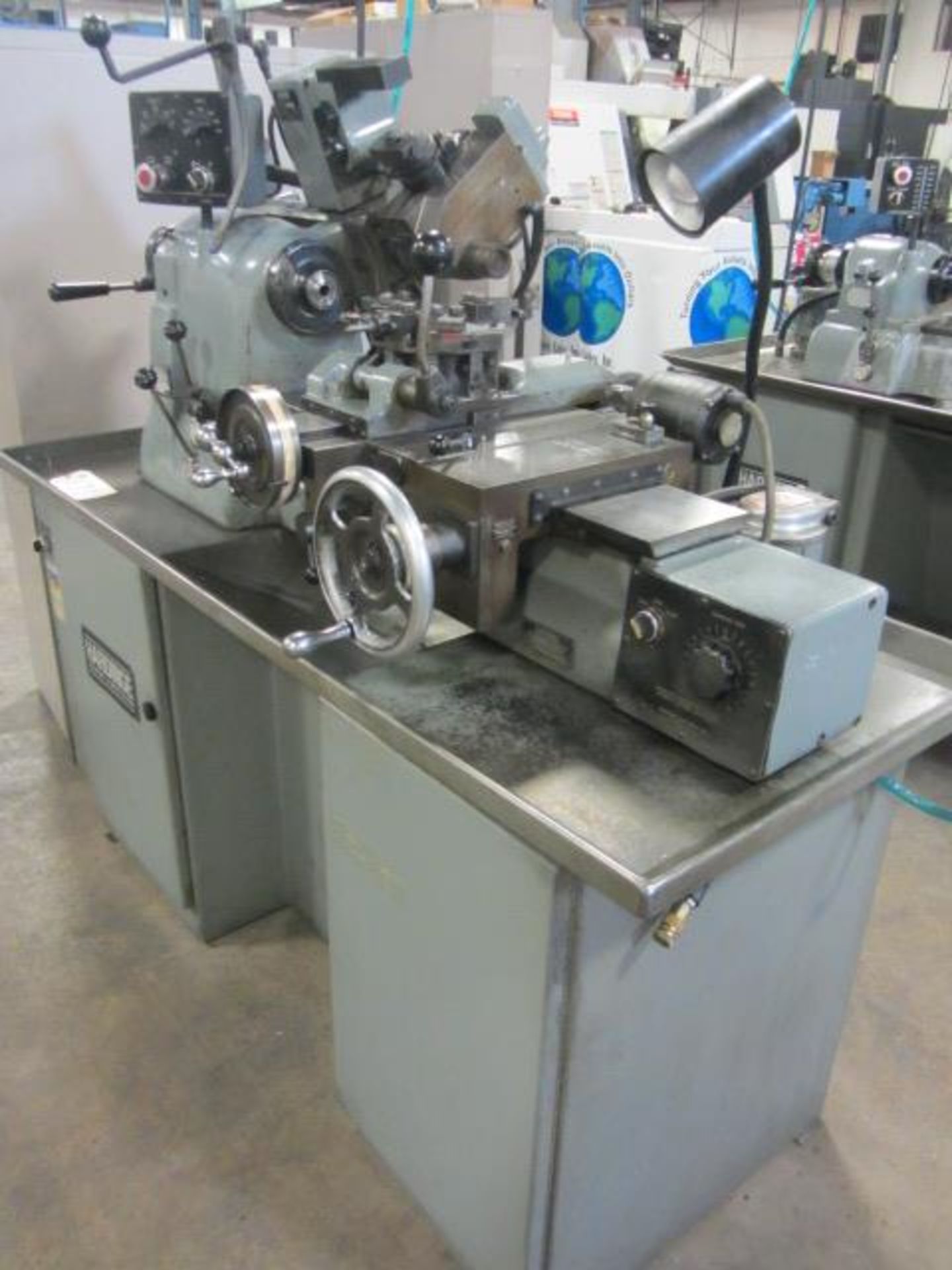 Hardinge HC Turret Lathe with 8 Station Turret, 5 `C' Collet Closer, Variable Carriage Feeds & - Image 6 of 6