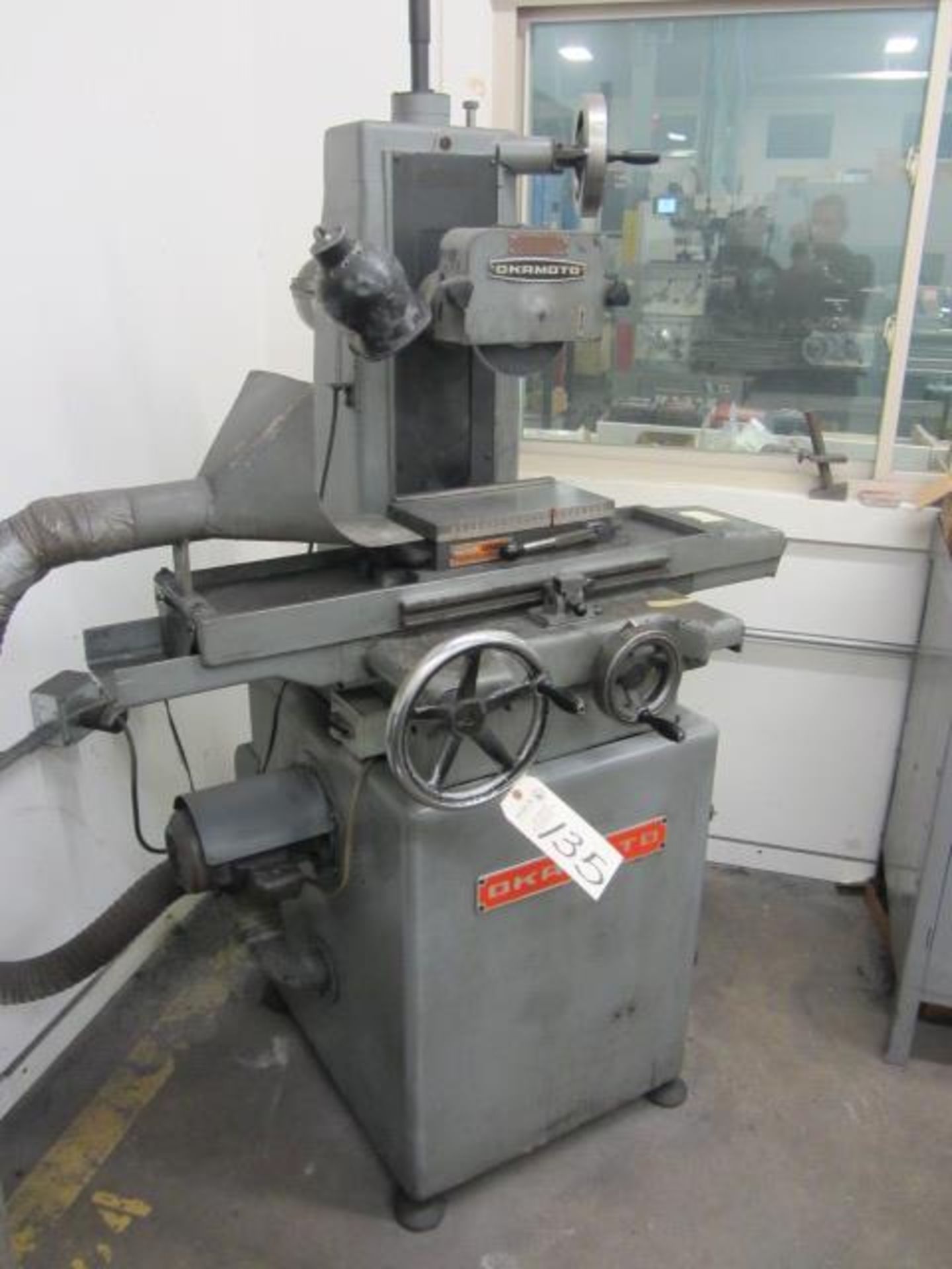 Okamoto OMA-350 6'' x 12'' Hand Feed Surface Grinder with Permanent Magnetic Chuck, sn:1625 - Image 5 of 5