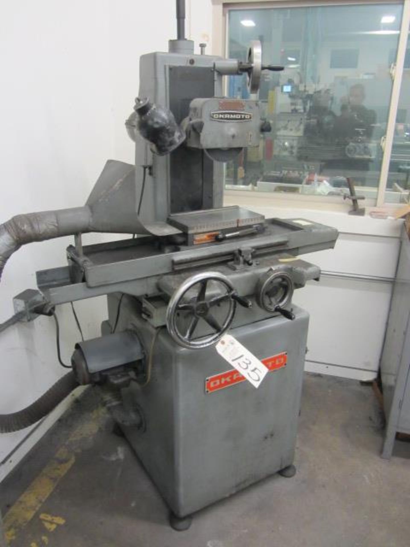 Okamoto OMA-350 6'' x 12'' Hand Feed Surface Grinder with Permanent Magnetic Chuck, sn:1625 - Bild 5 aus 5