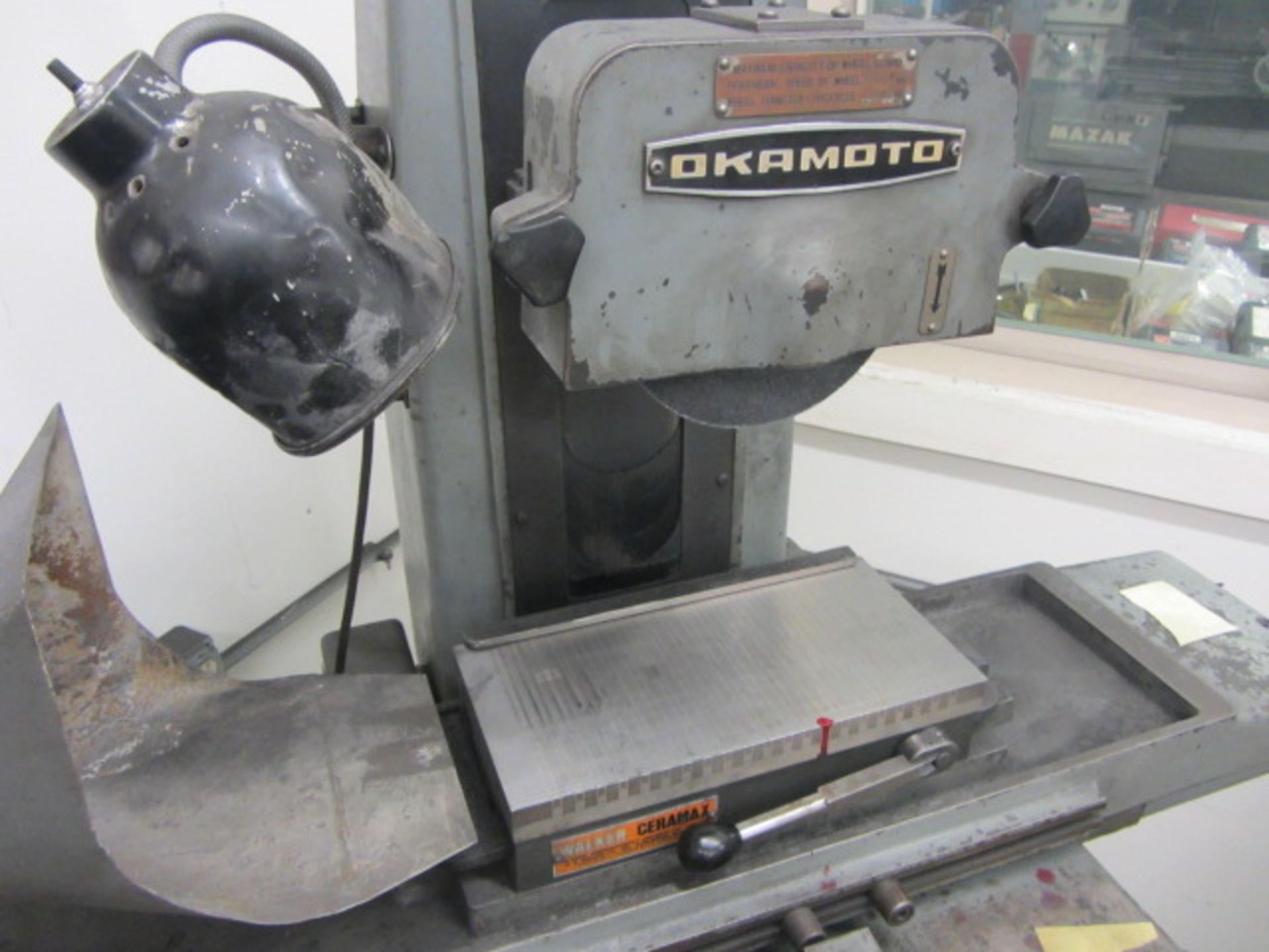 Okamoto OMA-350 6'' x 12'' Hand Feed Surface Grinder with Permanent Magnetic Chuck, sn:1625 - Bild 3 aus 5