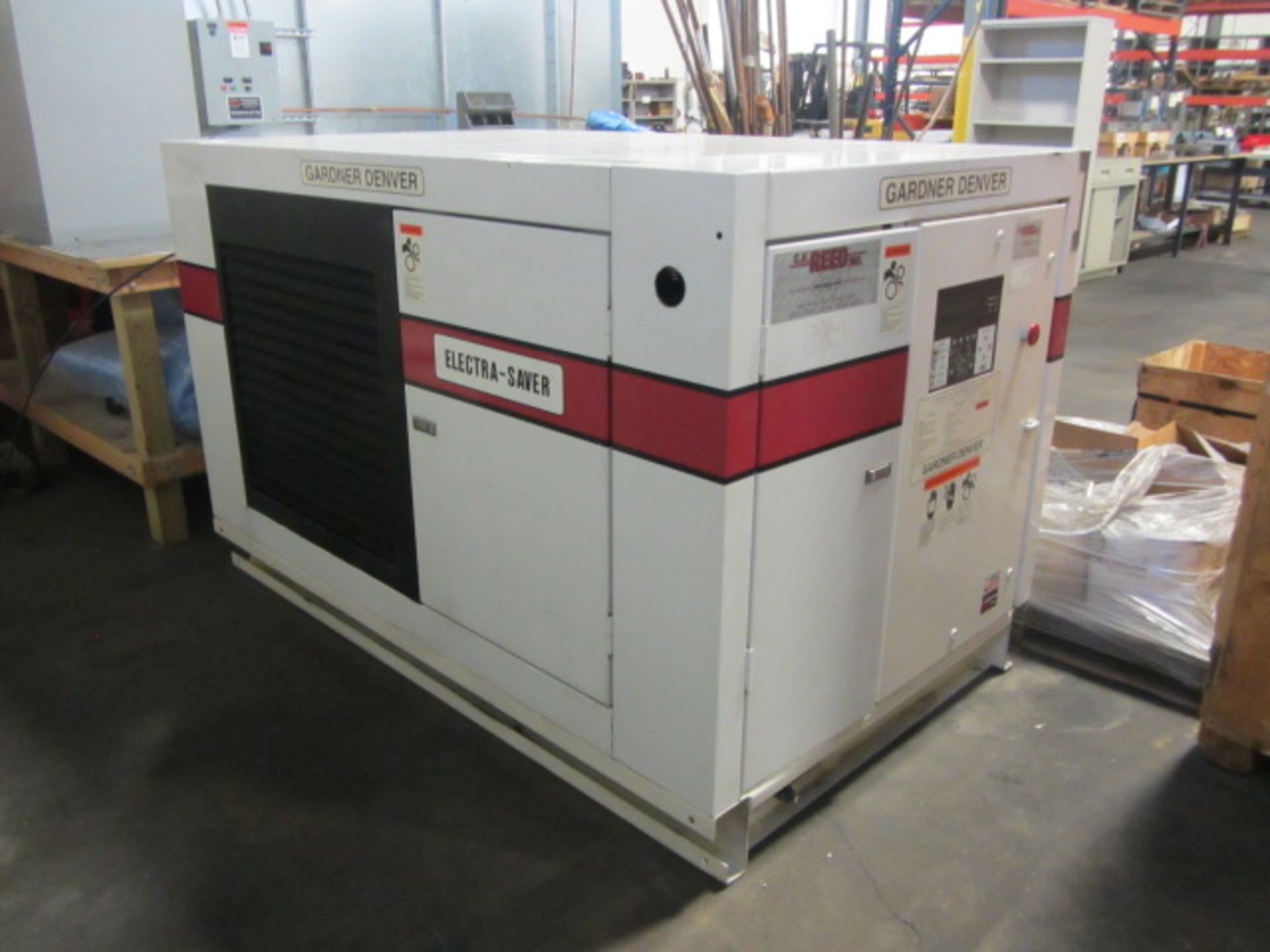 Gardner Denver Model EAH99C 50HP Rotary Screw Air Compressor with 100 PSIG, ES Control with Monitor,