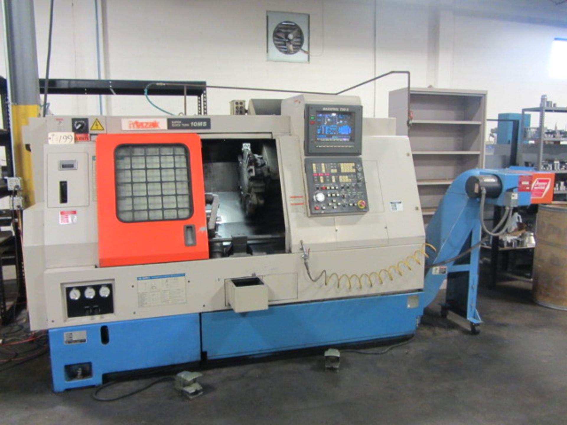 Mazak Super Quick Turn 10MS CNC Turning Center with Sub-Spindle, Milling, 6'' 3-Jaw Power Chuck,