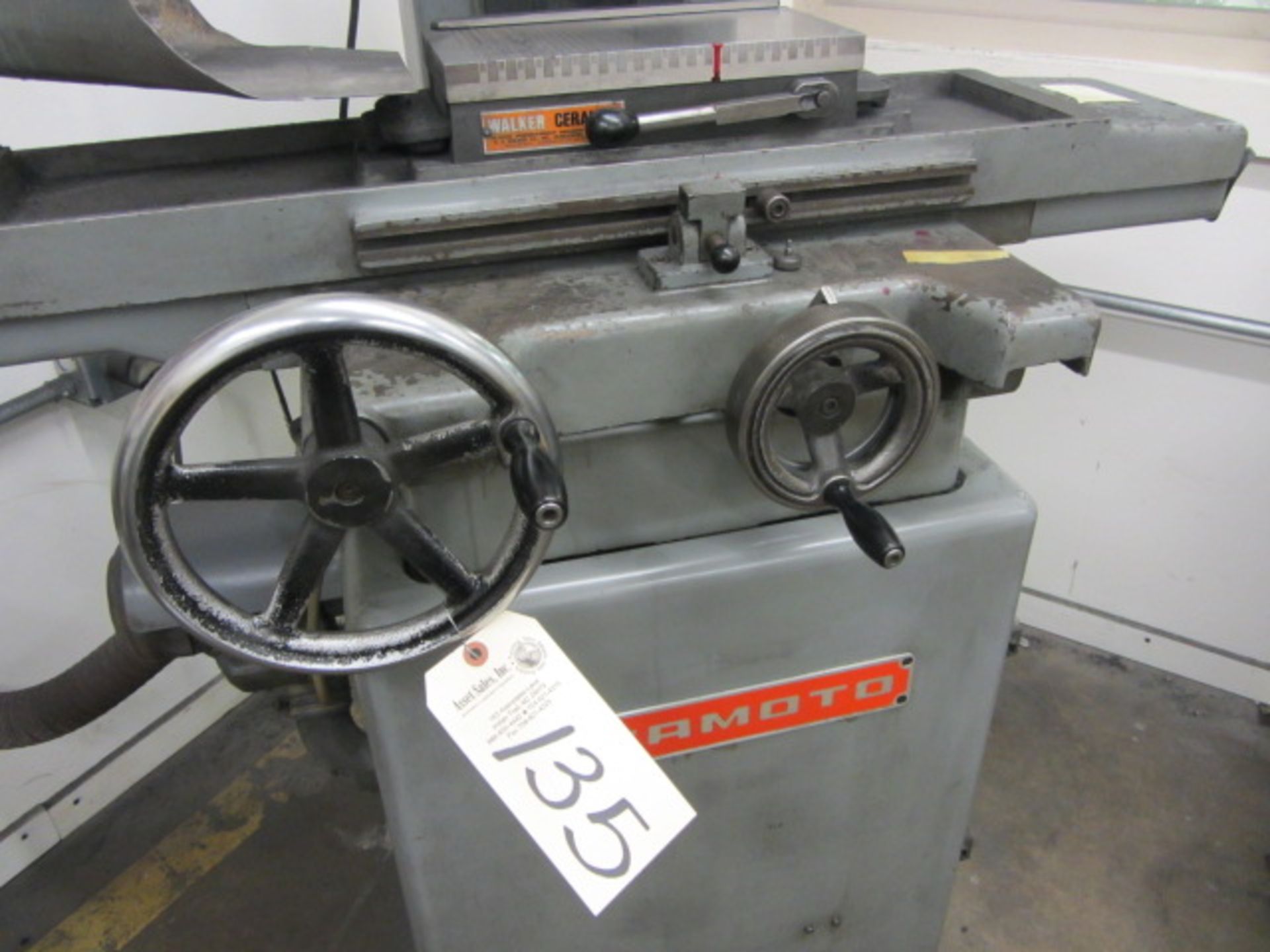 Okamoto OMA-350 6'' x 12'' Hand Feed Surface Grinder with Permanent Magnetic Chuck, sn:1625 - Image 2 of 5