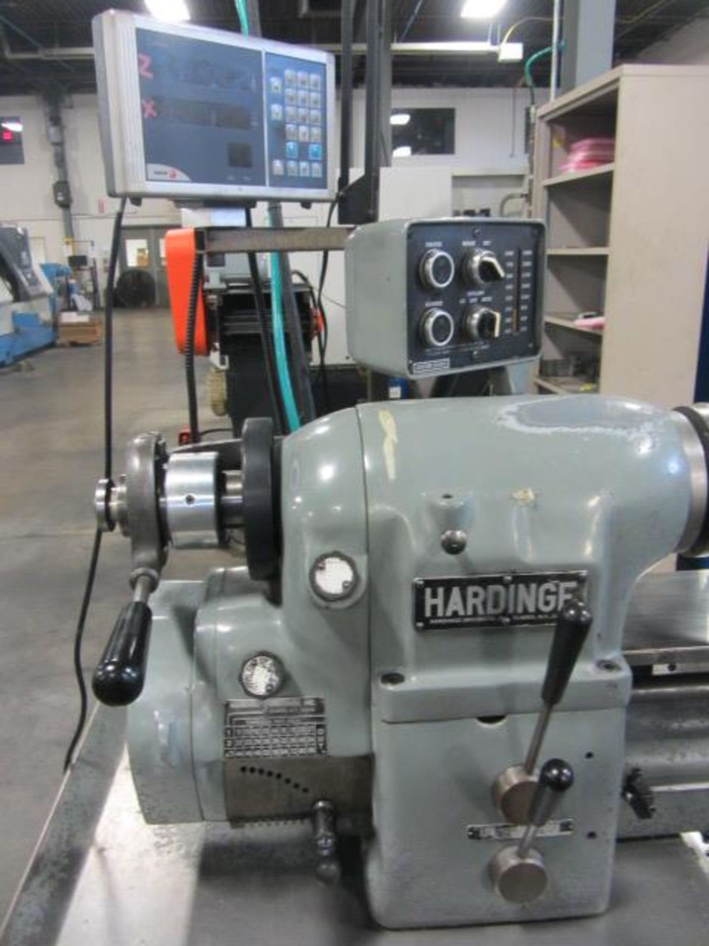 Hardinge HLV-H Precision Tool Room Lathe with Threading, 5 `C' Collet Closer, 6'' 6-Jaw Chuck, - Bild 2 aus 7