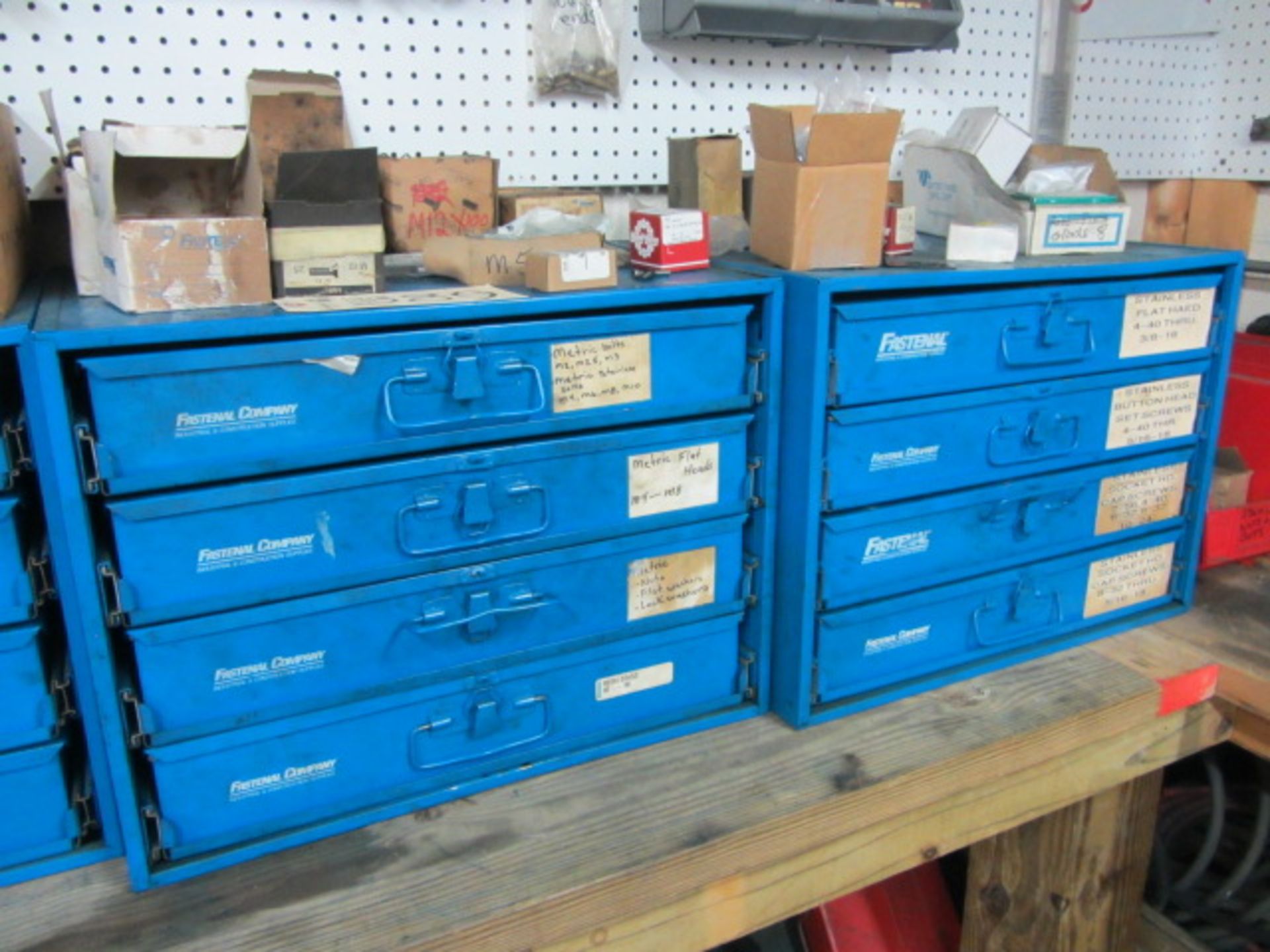 (8) Fastenal Slide Out Drawers