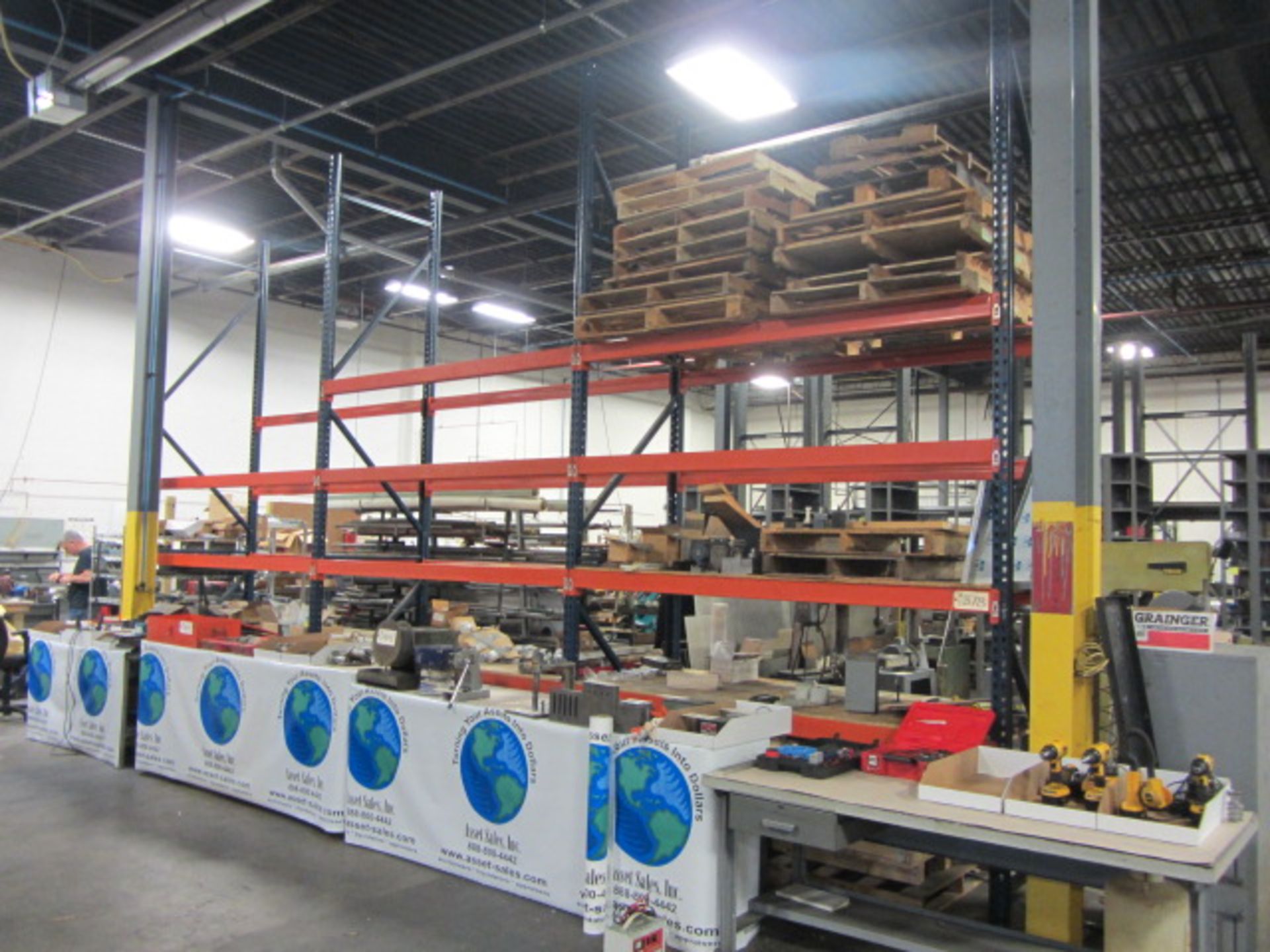 3 Sections Pallet Racking