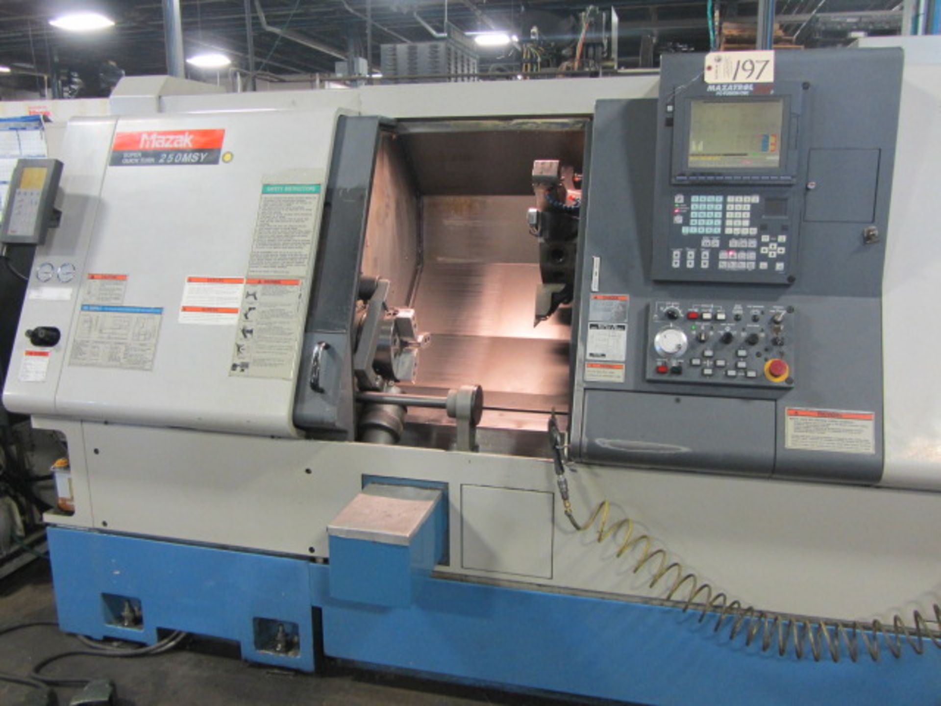 Mazak Super Quick Turn 250-MSY CNC Turning Center with Sub-Spindle, Milling & Y-Axis, 12 Position - Image 3 of 8