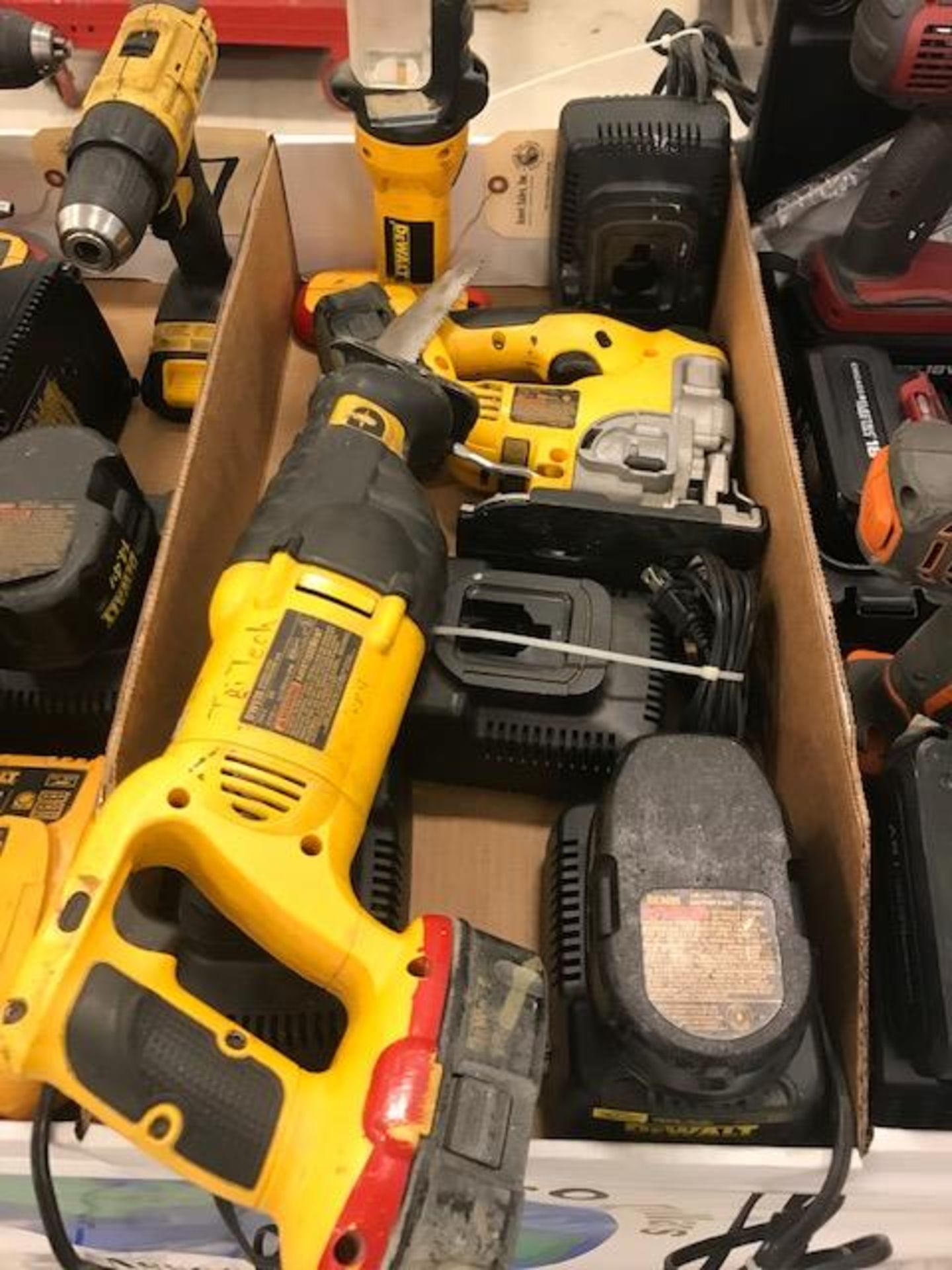 Dewalt Sawzall, Jig Saw & Light, 18 Volt, with Chargers