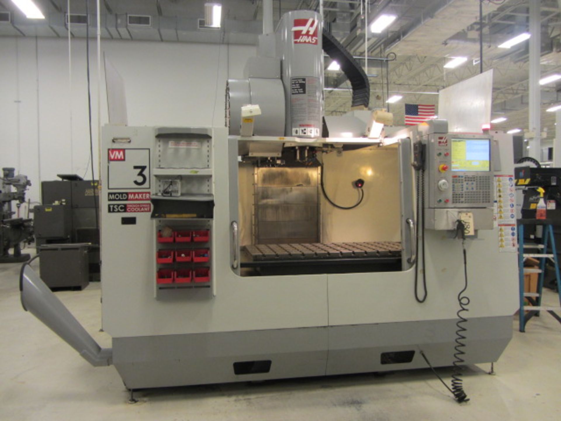 Haas VM-3 Mold Maker CNC Vertical Machining Center with 54'' x 24'' Table, #40 Taper Spindle - Bild 5 aus 10