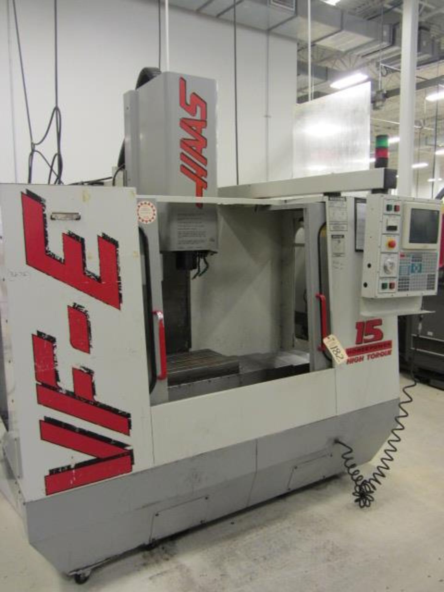 Haas VF-E Vertical Machining Center with 26'' x 14'' Table, #40 Taper Spindle Speeds to 7500 RPM, - Image 6 of 9