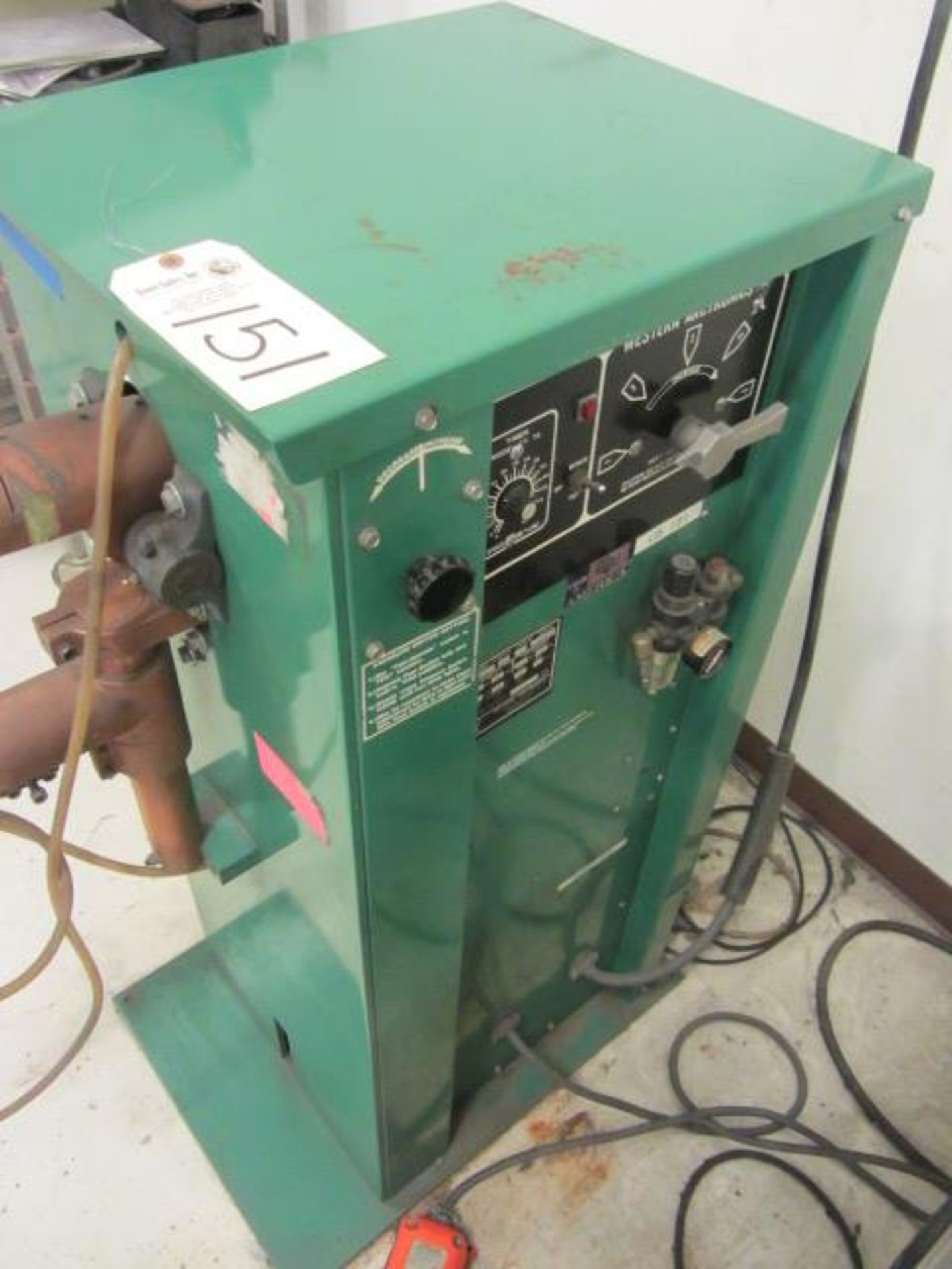 Western Arctronics 30 KVA Spot Welder with 1 Phase, Timer, Controls, Remote Foot Pedal Control, sn: - Image 2 of 6