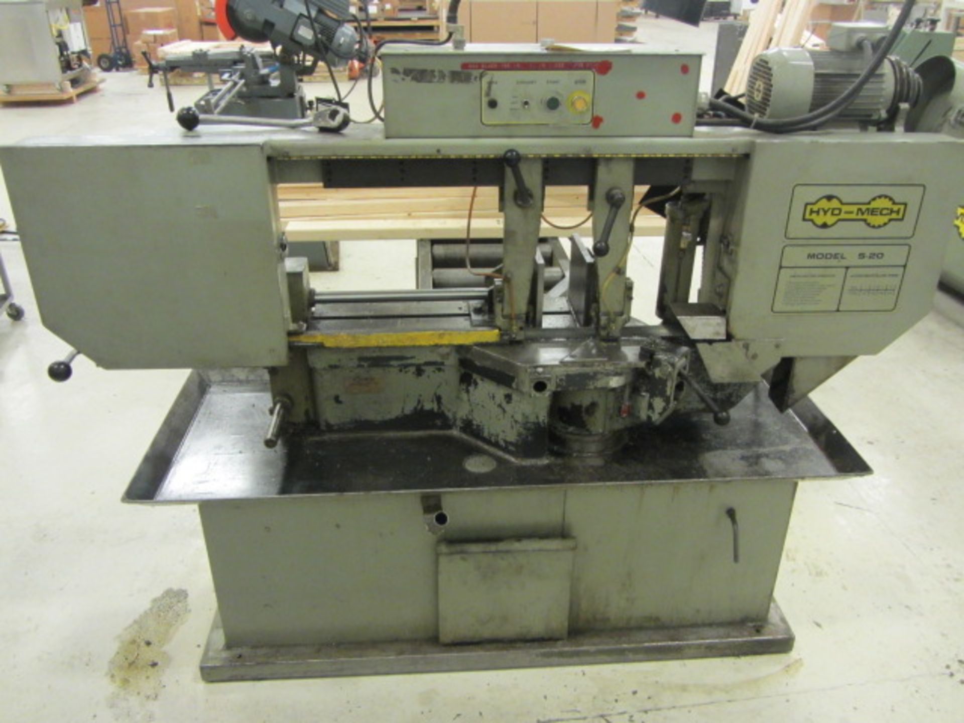 Hyd-Mech S-20 Mitre Cutting Horizontal Bandsaw with 13''H x 18''W Capacity, 13'' Rounds, Mitres to - Image 6 of 8