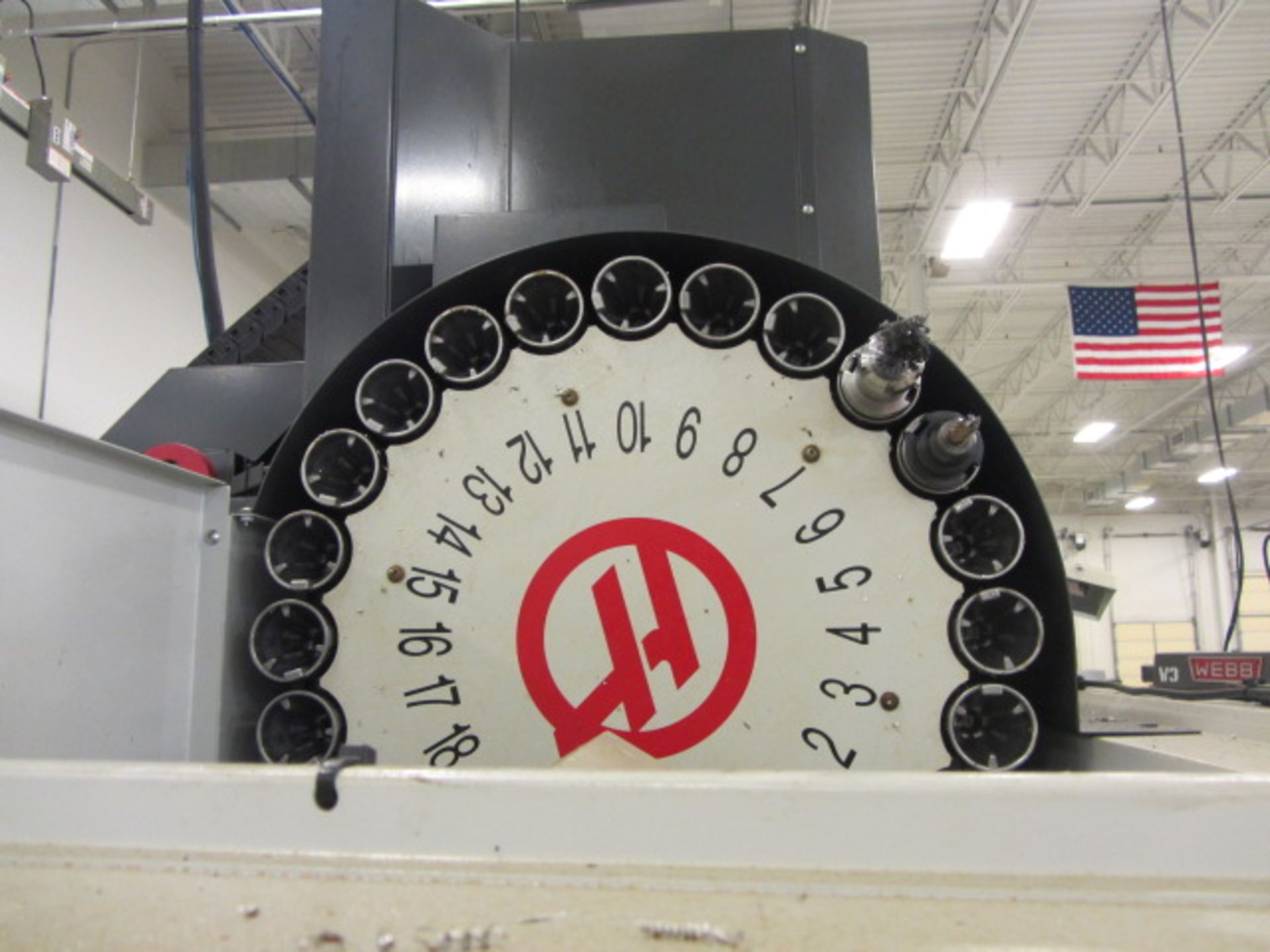 Haas VF-4 CNC Vertical Machining Center with 52'' x 18'' Table, #40 Taper Spindle Speeds to 8100 - Image 7 of 9