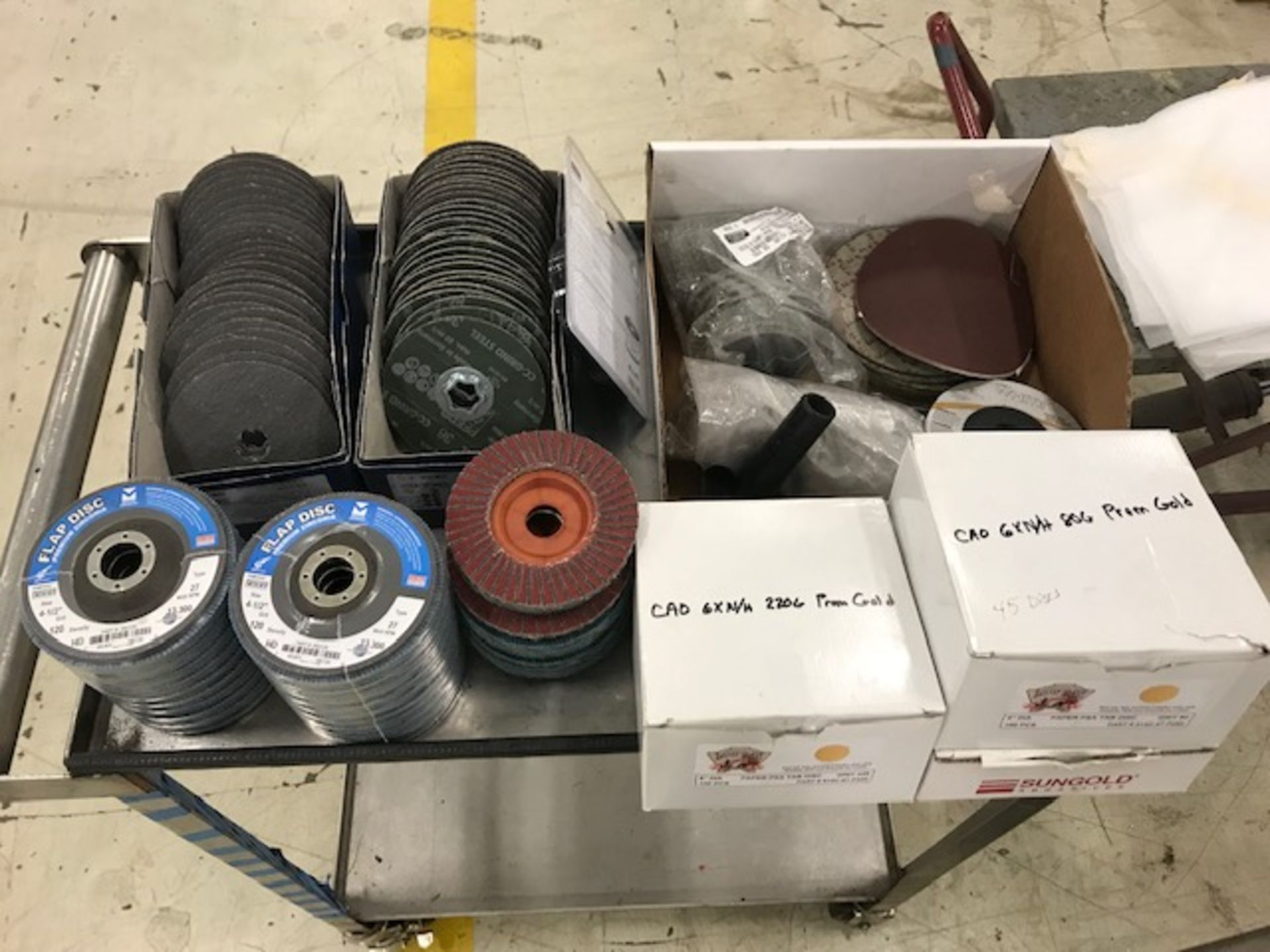 Grinding Wheels & Cart