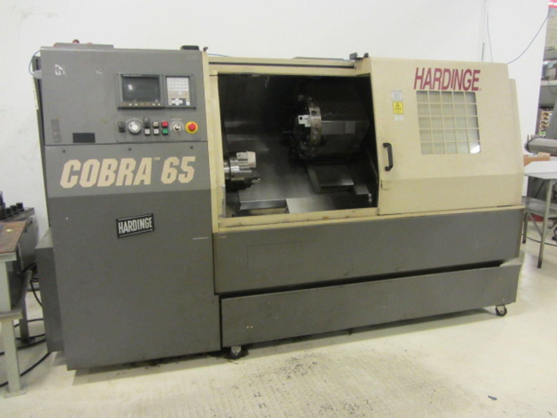 Hardinge Cobra 65 CNC Turning Center with Capacity to 10'' Chuck, 22'' Swing x 31'' Centers to