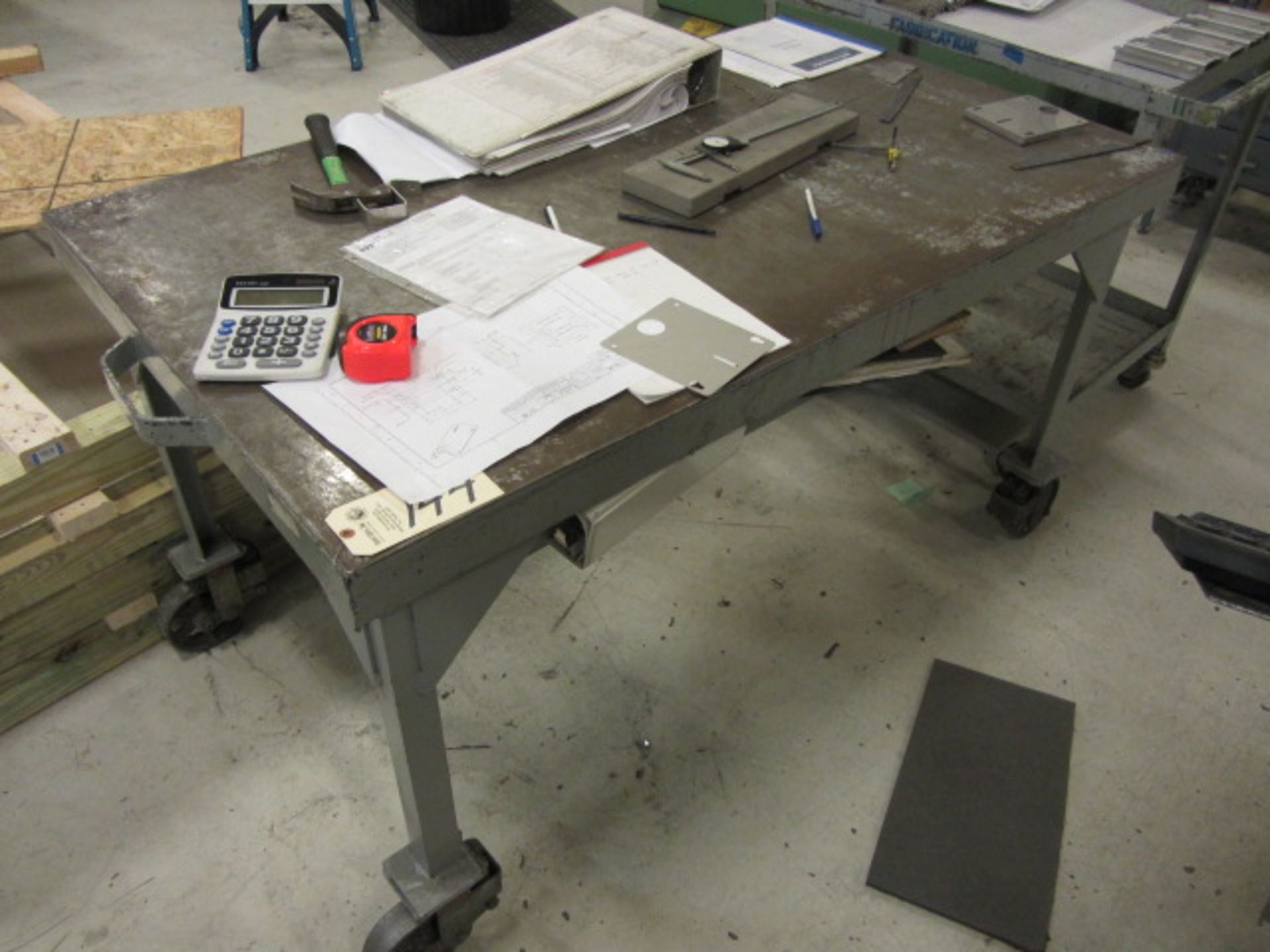 36'' x 60'' Portable Steel Table