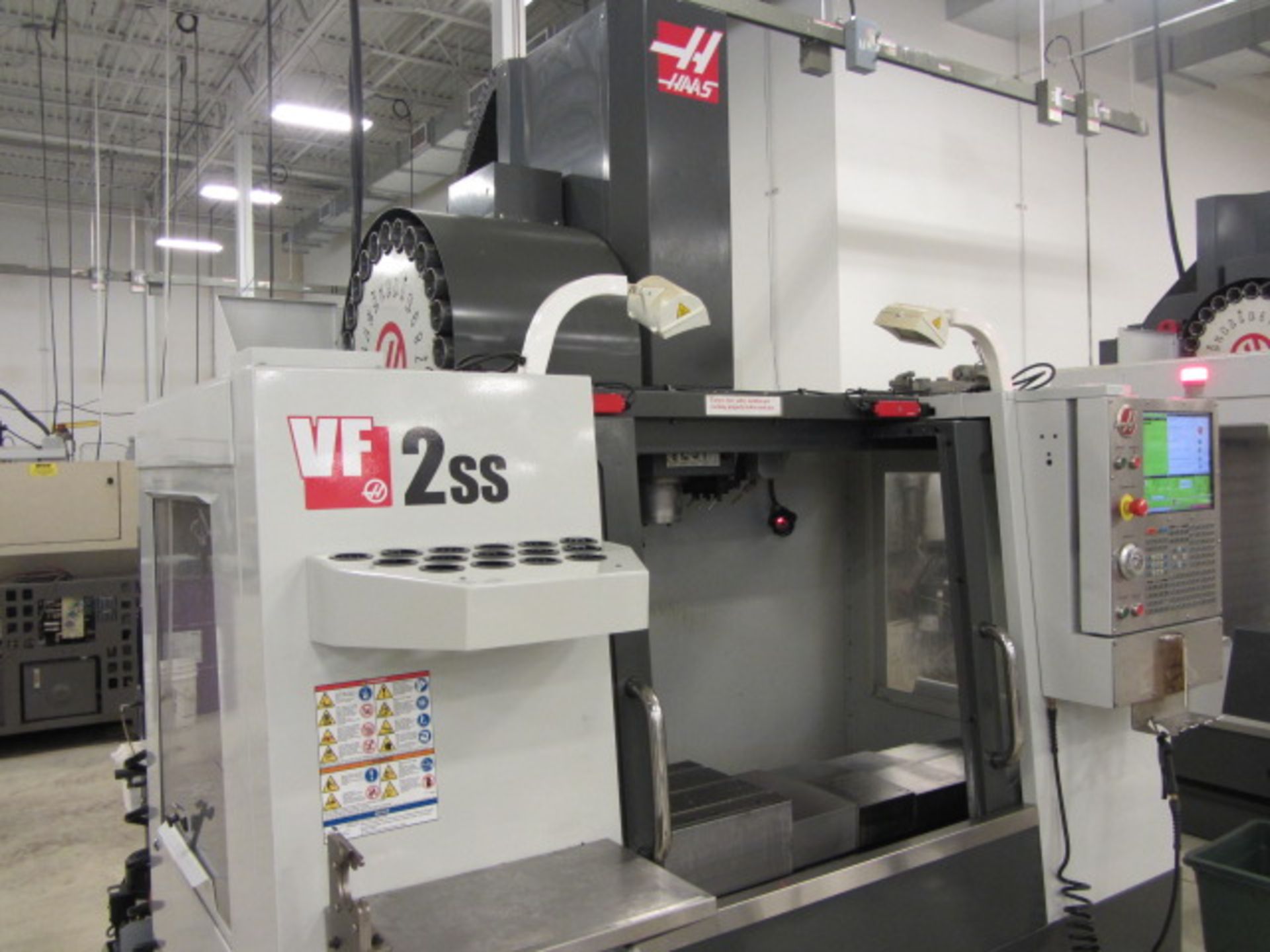 Haas VF-2SS Super Speed CNC Vertical Machining Center with 36'' x 14'' Table, #40 Taper Spindle - Image 5 of 11