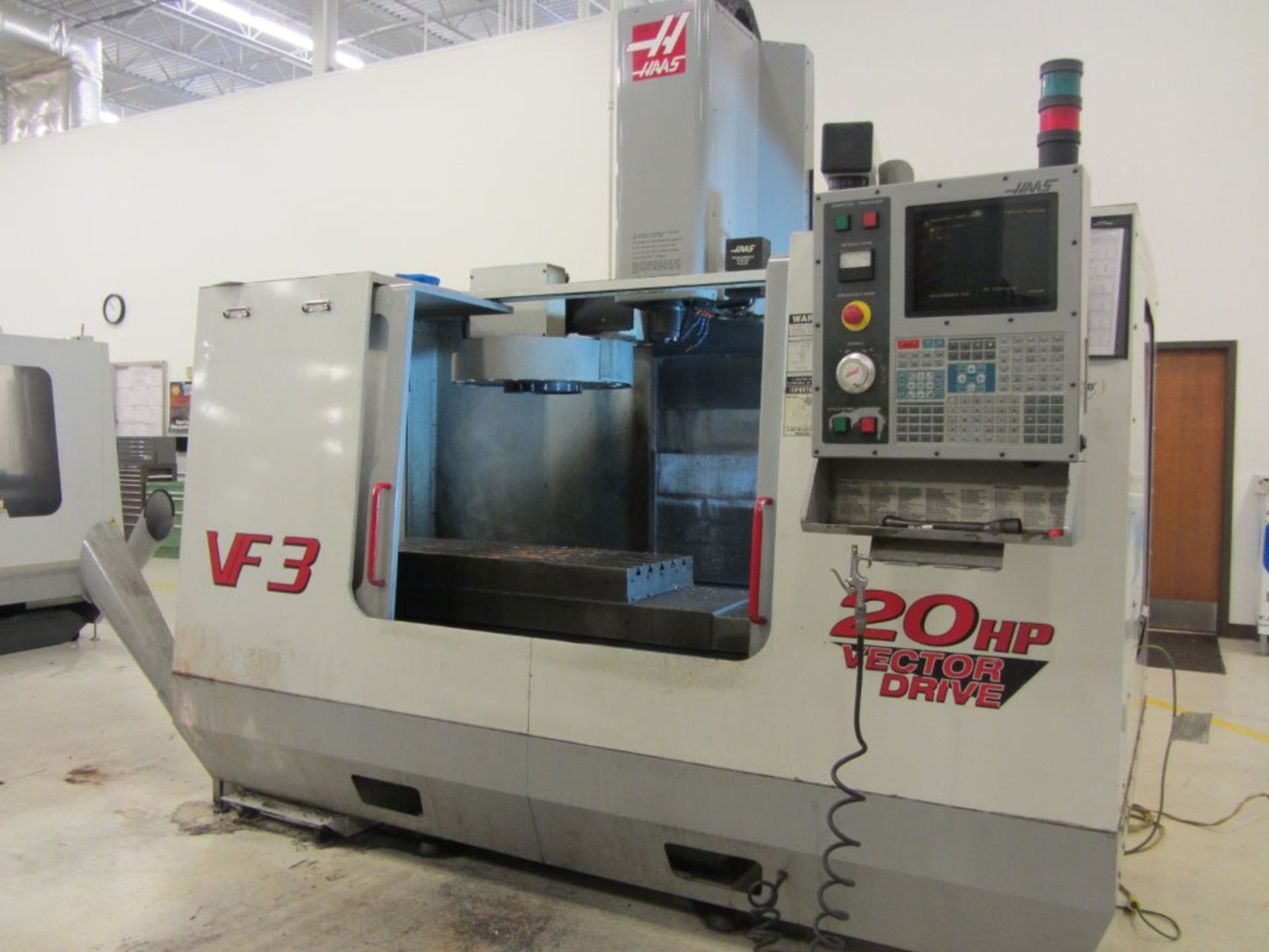 Haas VF-3B CNC Vertical Machining Center with 48'' x 18'' Table, #40 Taper Spindle Speeds to 7500