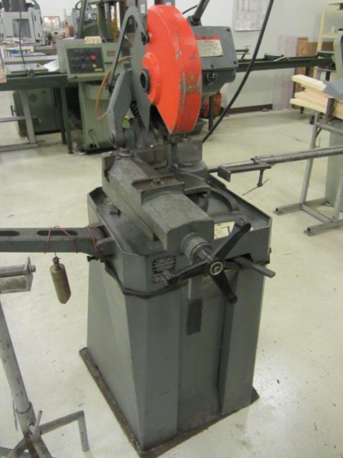 Saccardo 112L 8/4/2 Mitre Cutting Cold Saw with 14'' Diameter Blade, Vise, Barstop, sn:33069 - Image 3 of 5