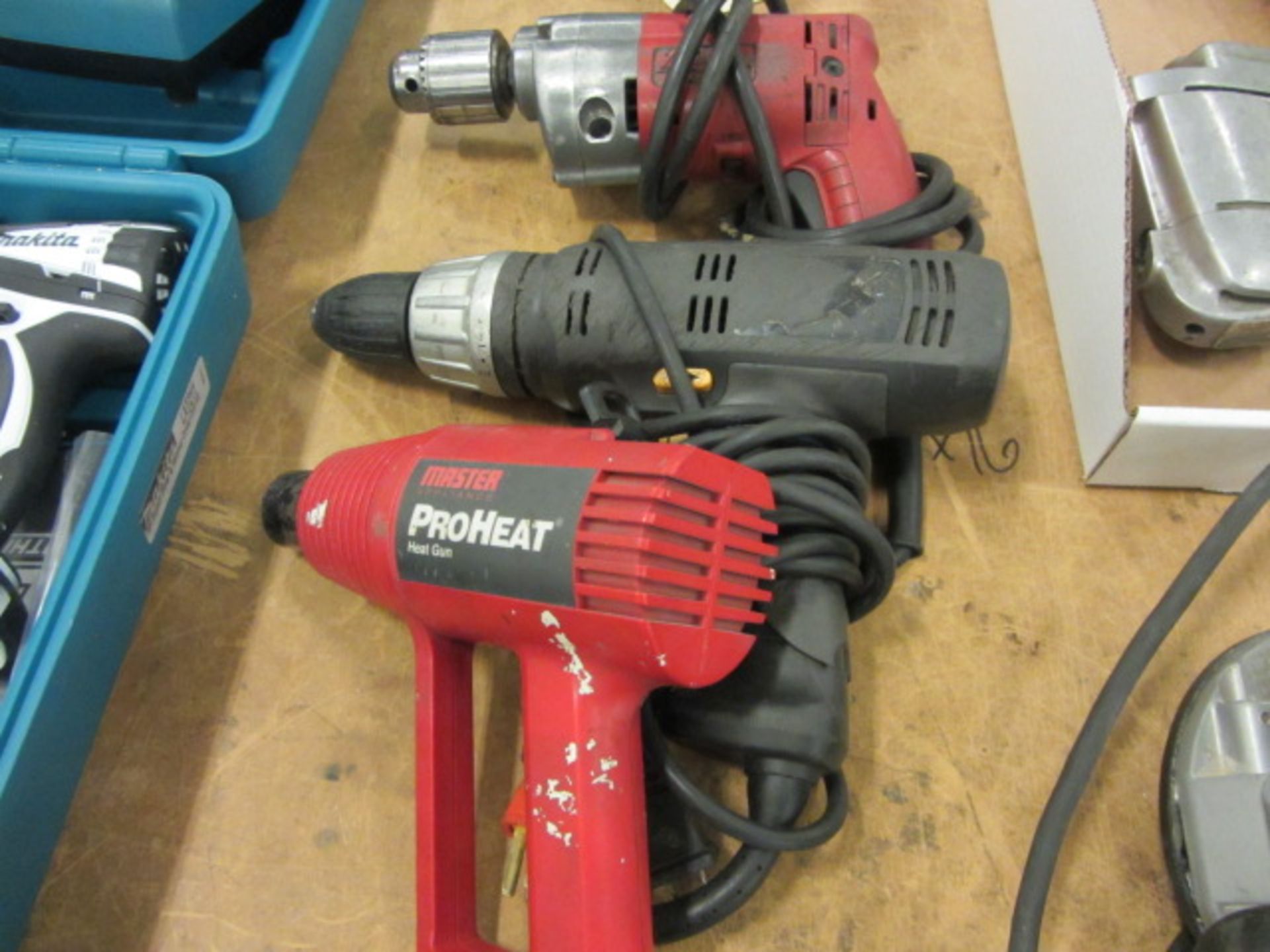 (2) Drills & (1) Heat Gun