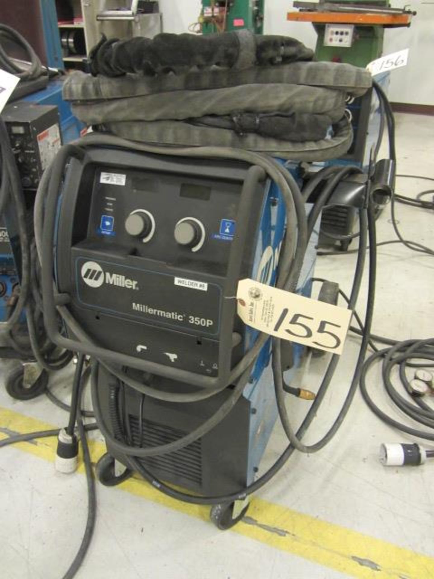 Millermatic 350P Portable Welder, sn:MA390460N