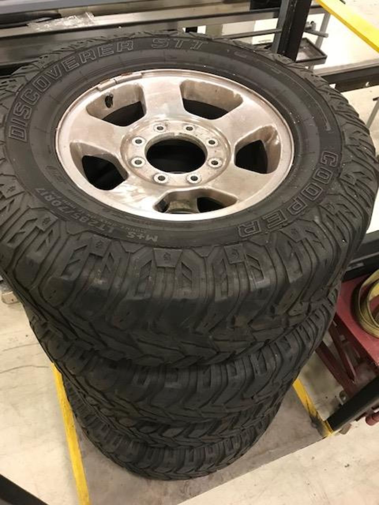 (4) Cooper STT LT285/70R17 Winter Tires with (8) Lug Setup