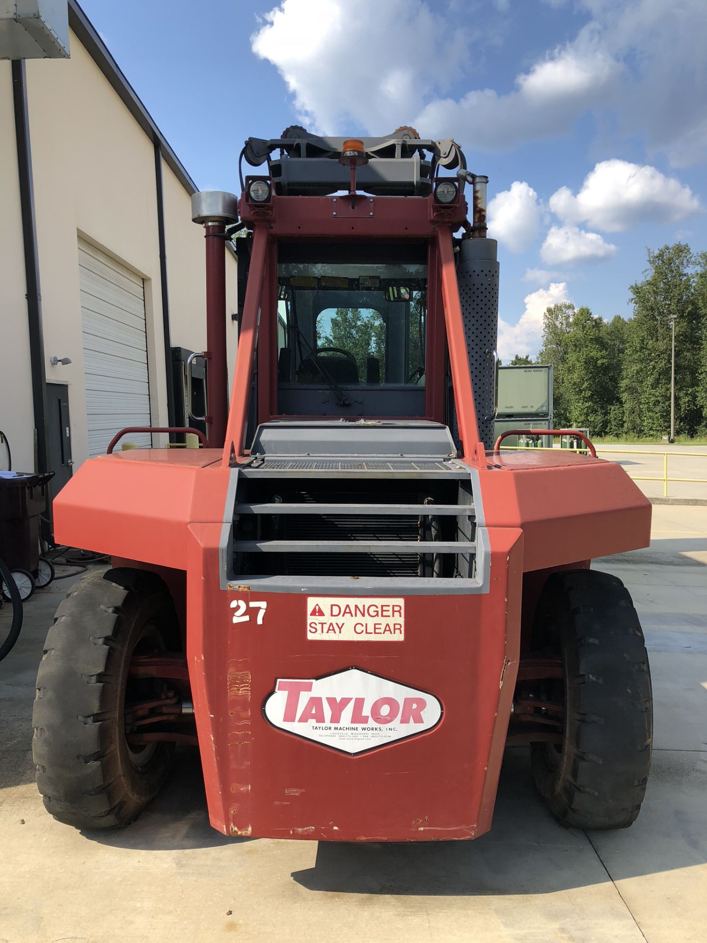 Taylor THD ''Big Red'' T-300M 30,000lb Forklift with Hydraulic Mast, Fork Shift, 96'' Forks, - Image 5 of 14